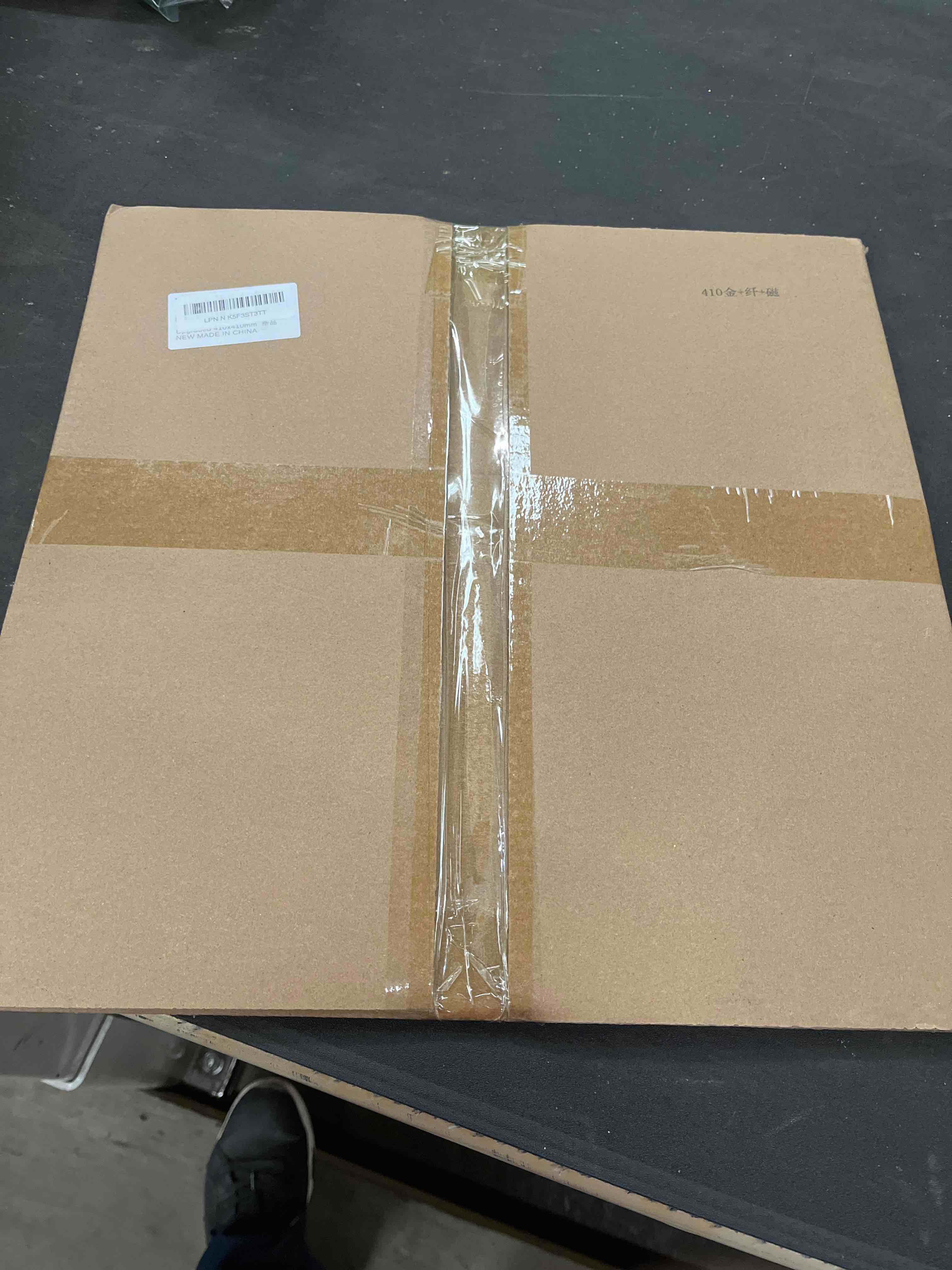 Condition photo showing Good Condition for Upgraded 410x410mm for Kobra Max Build Plate PEI Sheet,Smooth/Textured PET+PEI, Spring Steel Heated Bed with Magnetic Base for Voron 400,Anycubi Kobra Max,Chiron, CR-10 S4,CR-6 Max 3D Printer.