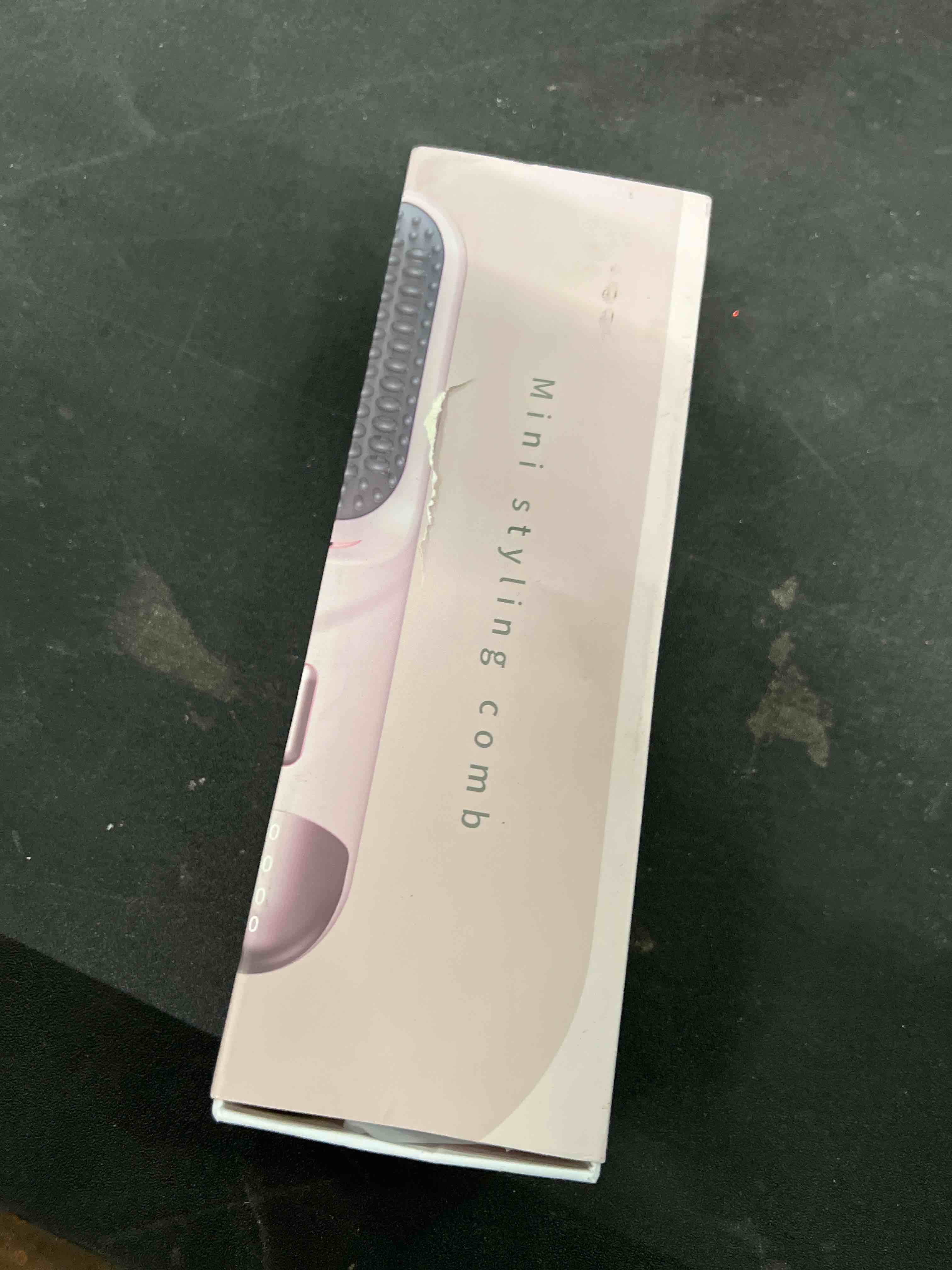 Condition photo showing Good Condition for Go Brush Pro 2026 Hair Straightener Brush 300 Million Negative Ionic Portable Cordless Hair Straightener for Women with 4 Temps Fast Heating MCH Ceramic Coating Smooth Frizz - Free Hair Gift for Women Pink