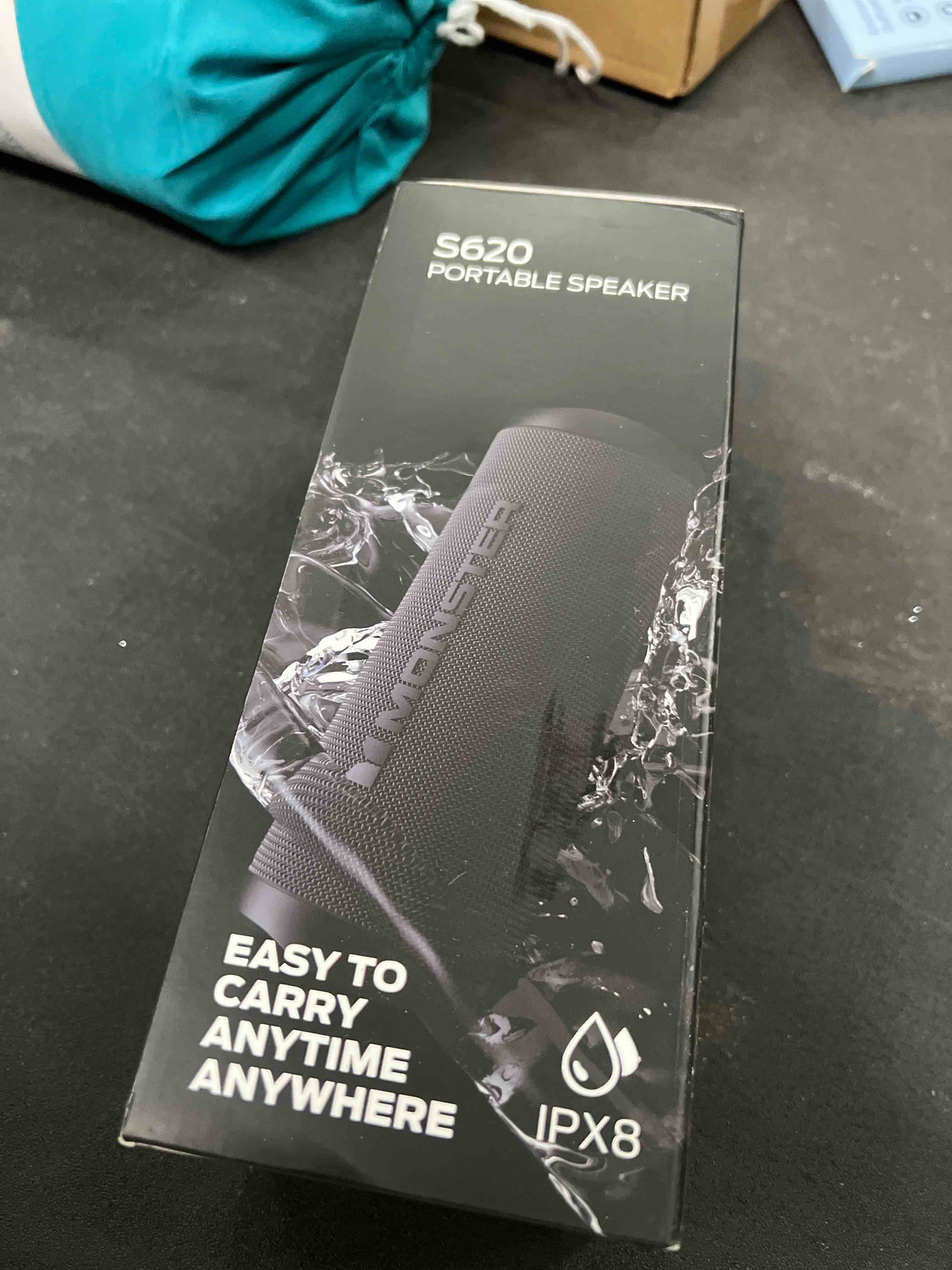 Condition photo showing Good Condition for Monster Bluetooth Speaker, Wireless Portable Outdoor Bluetooth Speakers, 60W True Wireless Stereo IPX8 Waterproof, Dual PairingBluetooth 5.4 Built-in Mic, Black