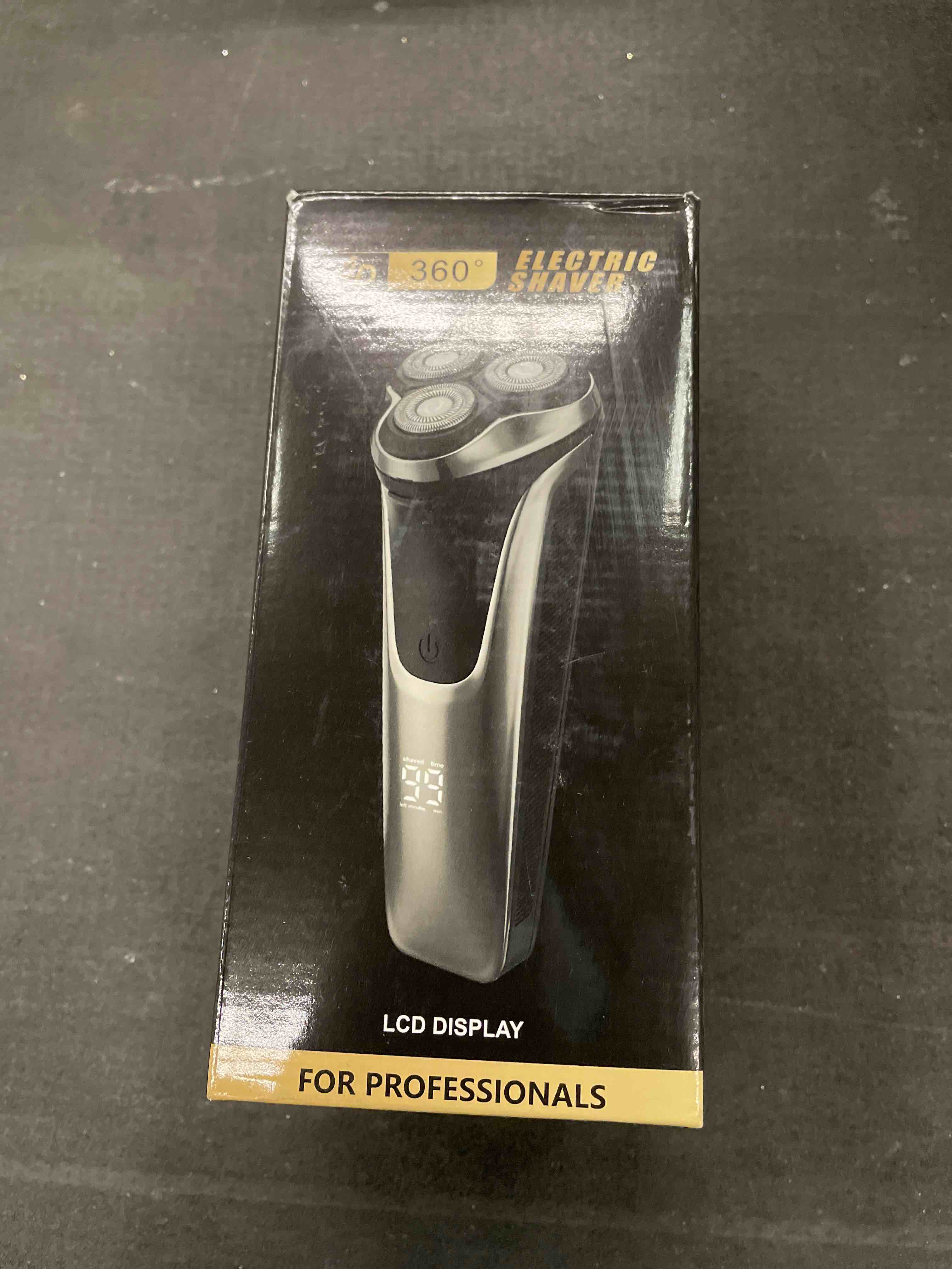 Condition photo showing Good Condition for Snapbuy Electric Razor for Men, Snapbuy Electric Razor Pro, Ipx7 Waterproof Cordless Shaver with 90-Min Runtime, 4D Floating Head Rotary Shaver, Fast Charging (Blue)