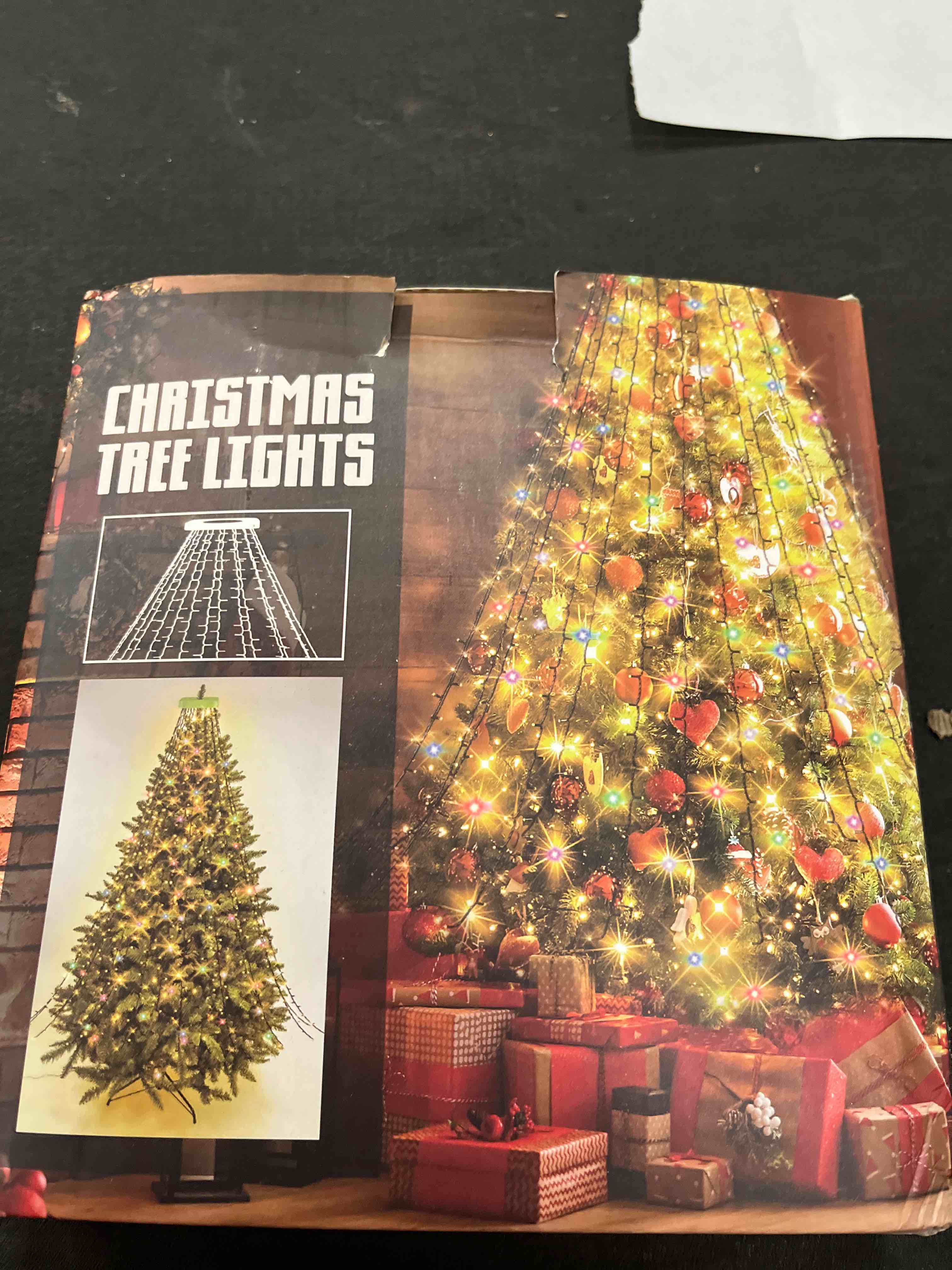 Condition photo showing Good Condition for Christmas Tree Lights 8.2FT X 16 Lines, 448 LED String Lights (Suitable 7-9 FT Christmas Tree) with Memory Function & Remote Control, IP55 Tree Lights for Christmas Decorations, Outdoor & Indoor 8.2 FT
