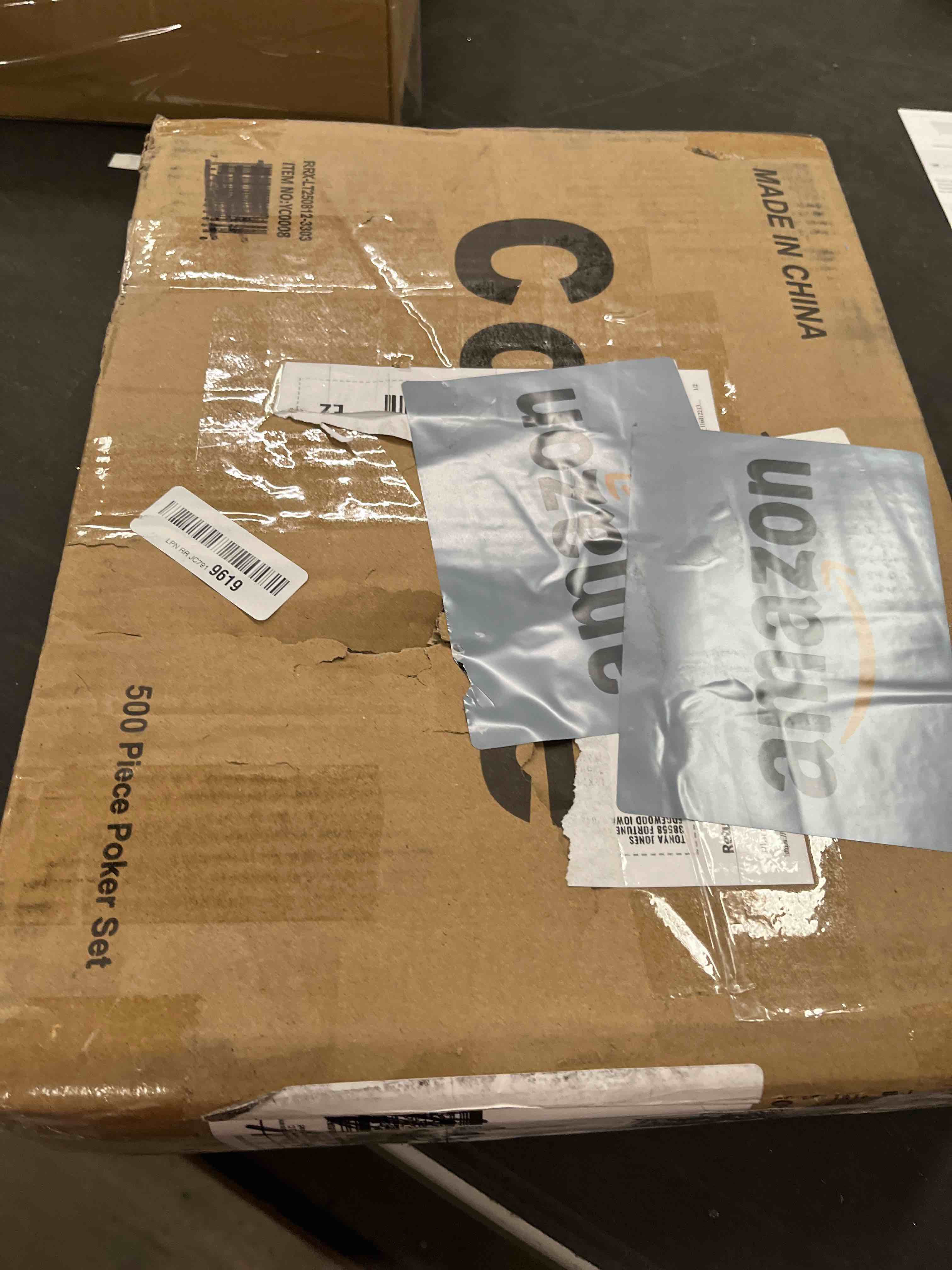 Condition photo showing Good Condition for Poker Chips with Numbers,500PCS Poker Chip Set with Aluminum Travel Case,11.5 Gram Poker Set for Texas Holdem Blackjack Gambling. 500 Chips With Numbered Values