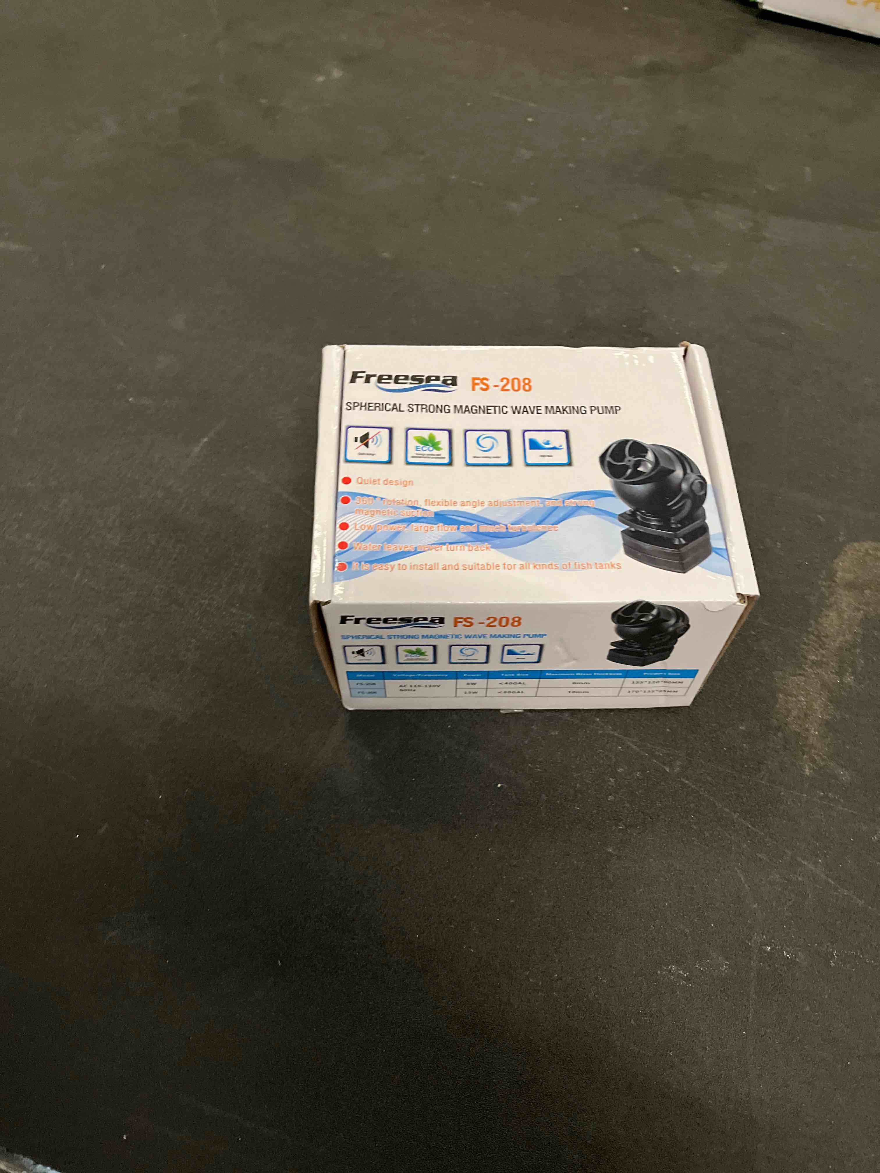 Condition photo showing Good Condition for FREESEA Aquarium Powerhead Wave Maker: 1050 GPH Circulation Wavemaker Pump - 360° Adjustable Power Head with Magnetic Suction for 1-55 Gallon Fish Tank | Saltwater | Freshwater 1050GPH