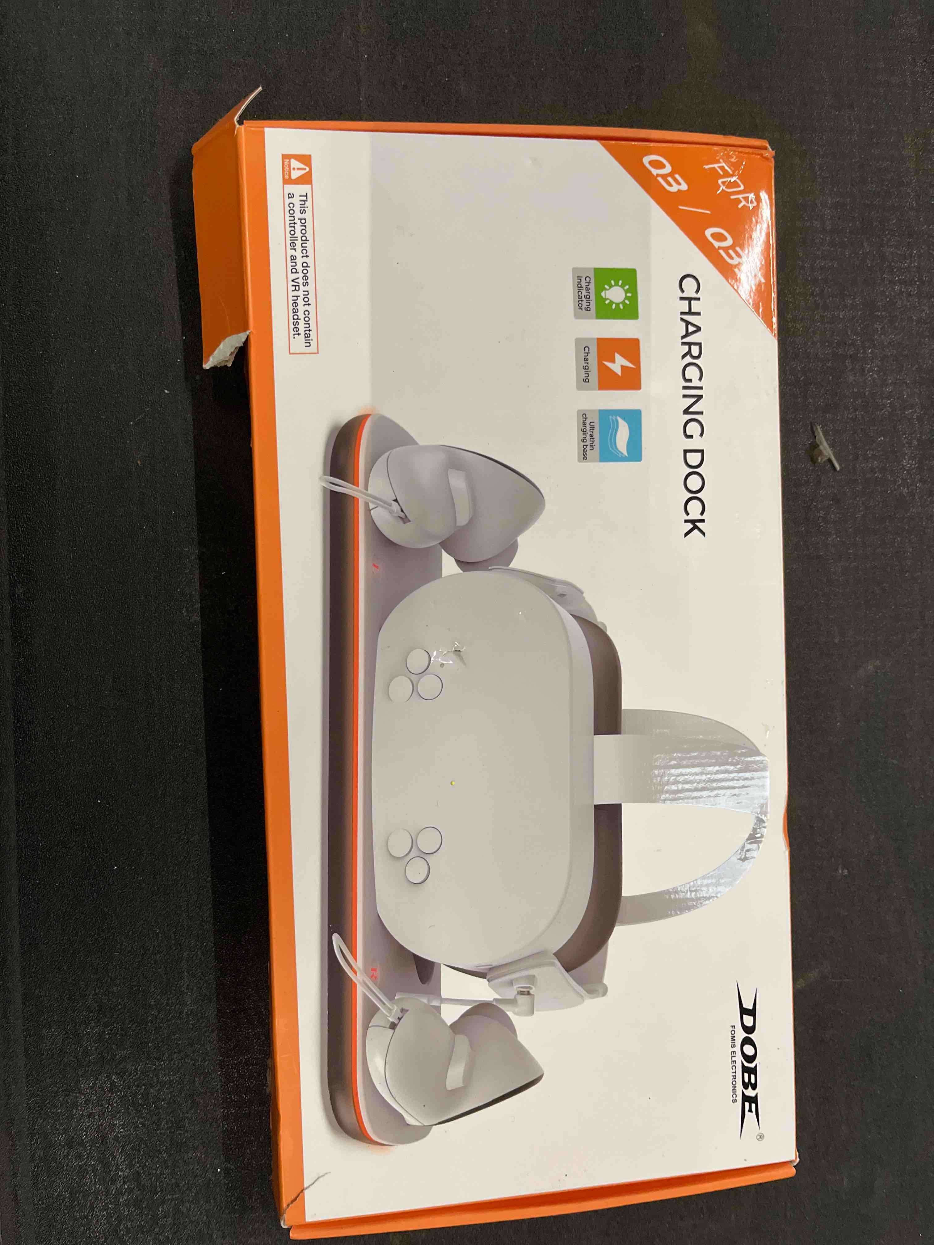 Condition photo showing Good Condition for Charging Station for Meta Quest 3 and Oculus Quest 3S, VR Accessories Charging Station with LED Light for Oculus Quest 3/ 3S, Charger Stand with 2 Rechargeable Batteries, Magnetic Charging Design