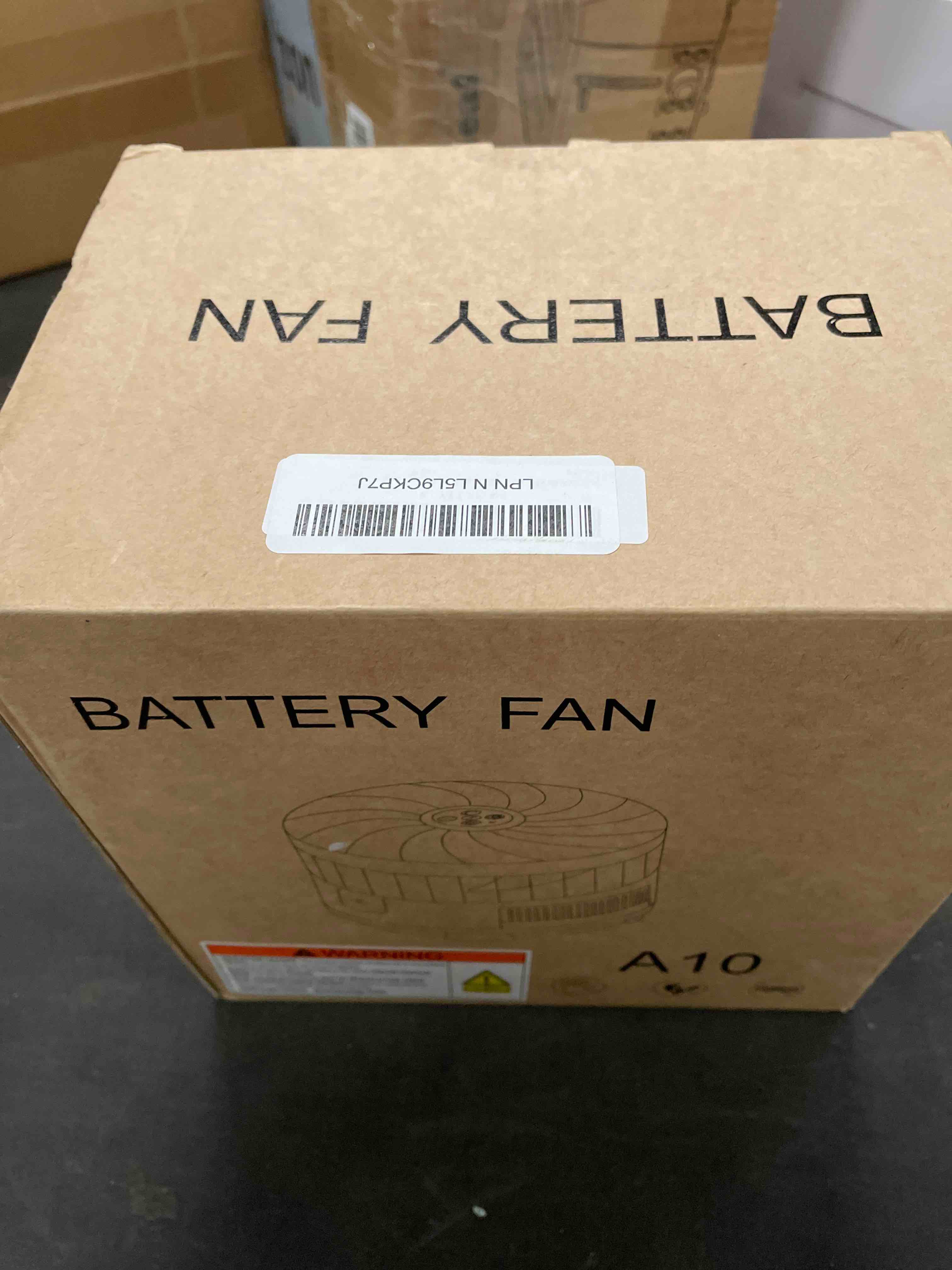 Condition photo showing Good Condition for Socool 20000mAh Portable Fan Foldable Wireless Battery Rechargeable with 8-Speed & 112H, 90° Osciliating Floor Standing Fan Remote, Desk Fan with 8H Timer & LED Light for Home Kitchen Travel Camping Black 20000mAh 8inch