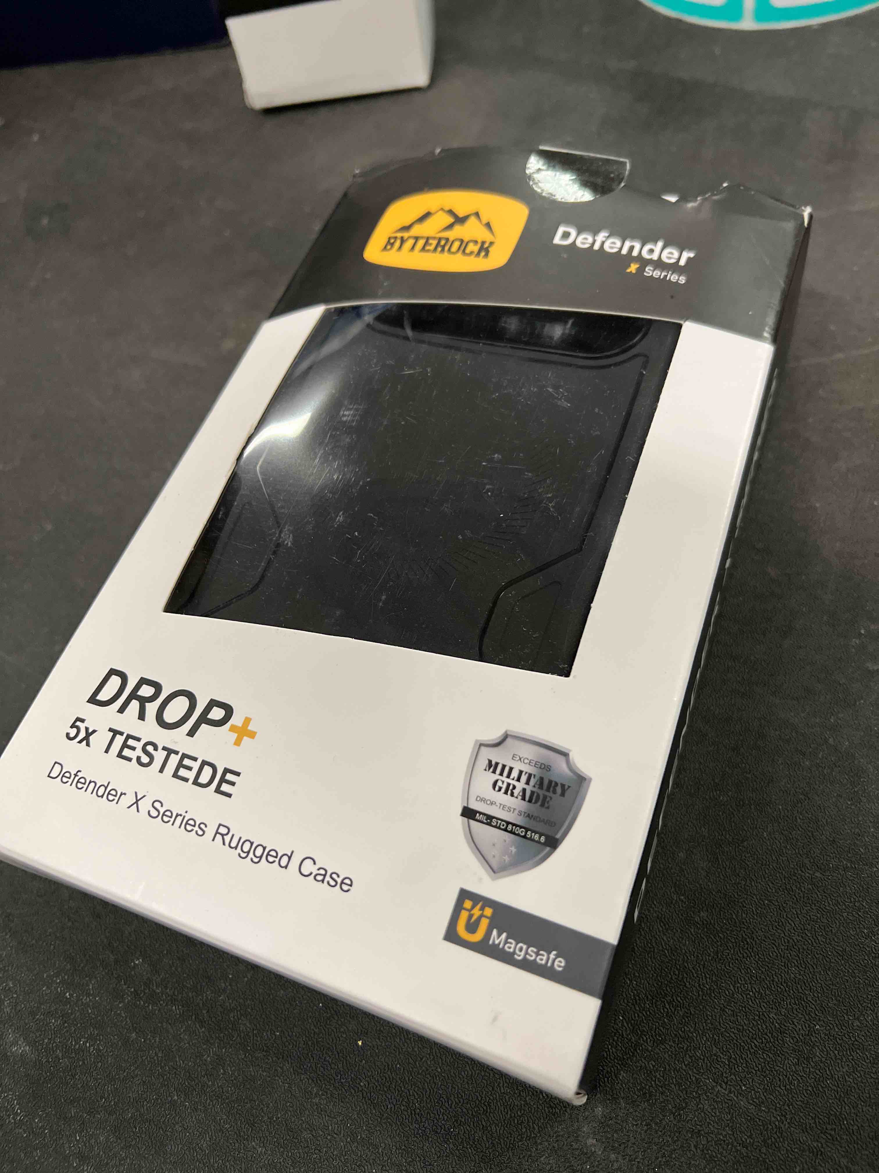 Condition photo showing Good Condition for for iPhone 17 Pro Max Case 6.9" with Belt Clip Holster,Compatible with MagSafe,Anti-Drop,Shockproof,Heavy Duty Protection,w/Screen Protector,with 360°Rotating Kickstand,Black iPhone 17 Pro Max Case Black