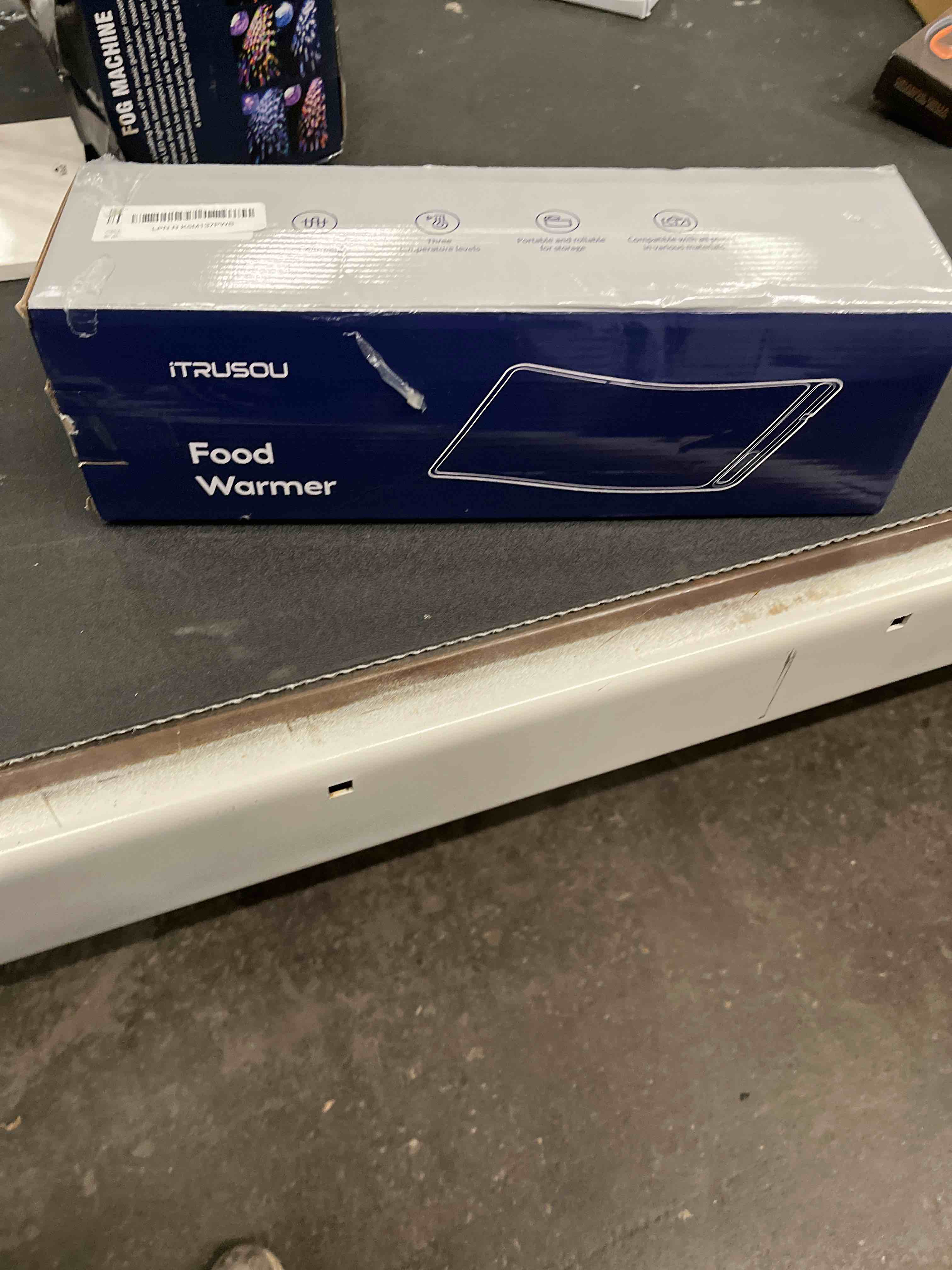 Condition photo showing Good Condition for Electric Warming Tray - Full Surface Heating,Rollable & Portable,Premium Silicone Nano-Material,3 Temperature Settings,Auto Shut-Off -Versatile Food Warmer for Gatherings,Parties,Everyday Use Light Gray /