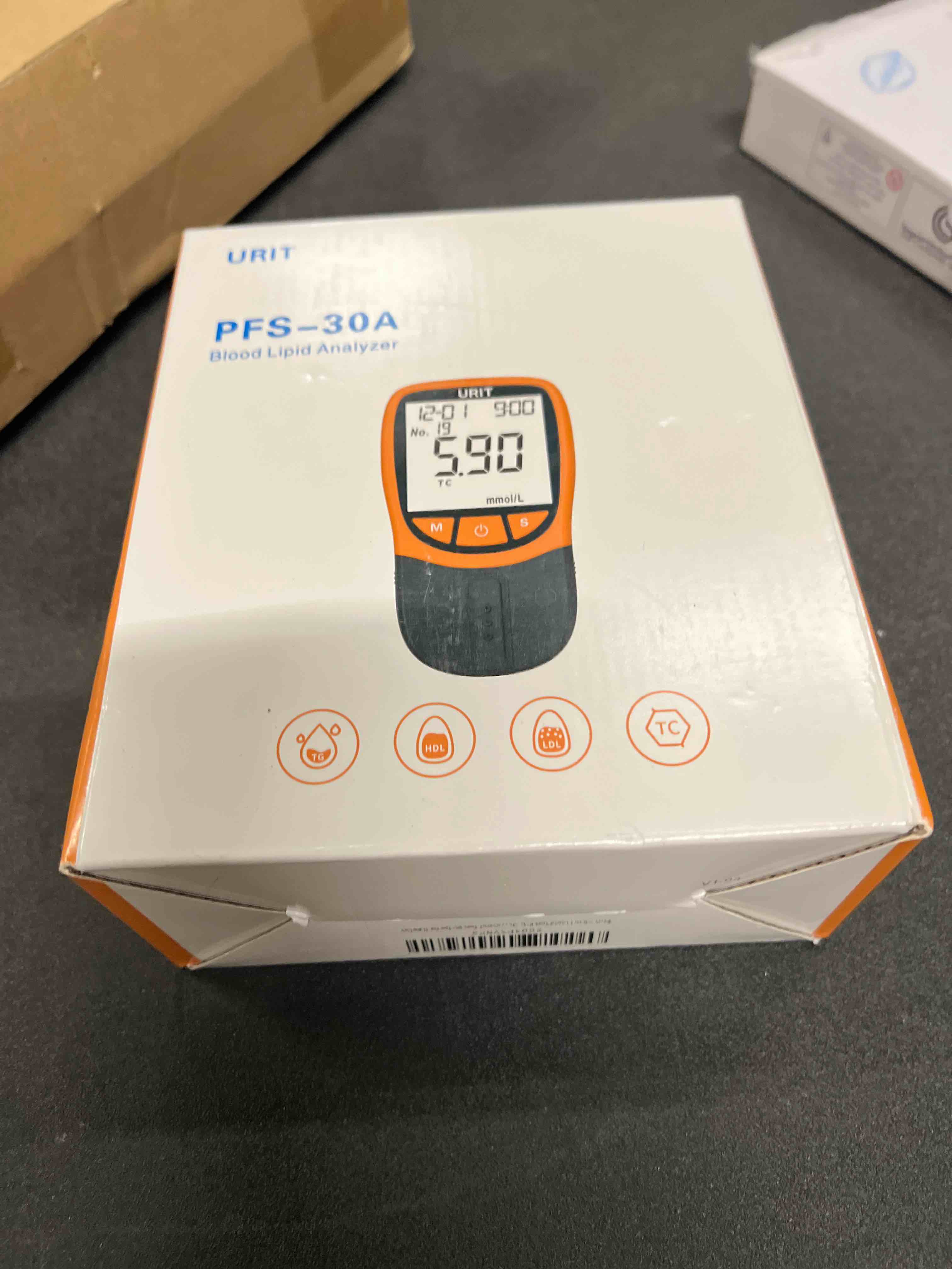 Condition photo showing Good Condition for 5 in 1 Lipid Test Kit, Cholesterol Test Meter with 10 Cholesterol Test Strips for Home Use