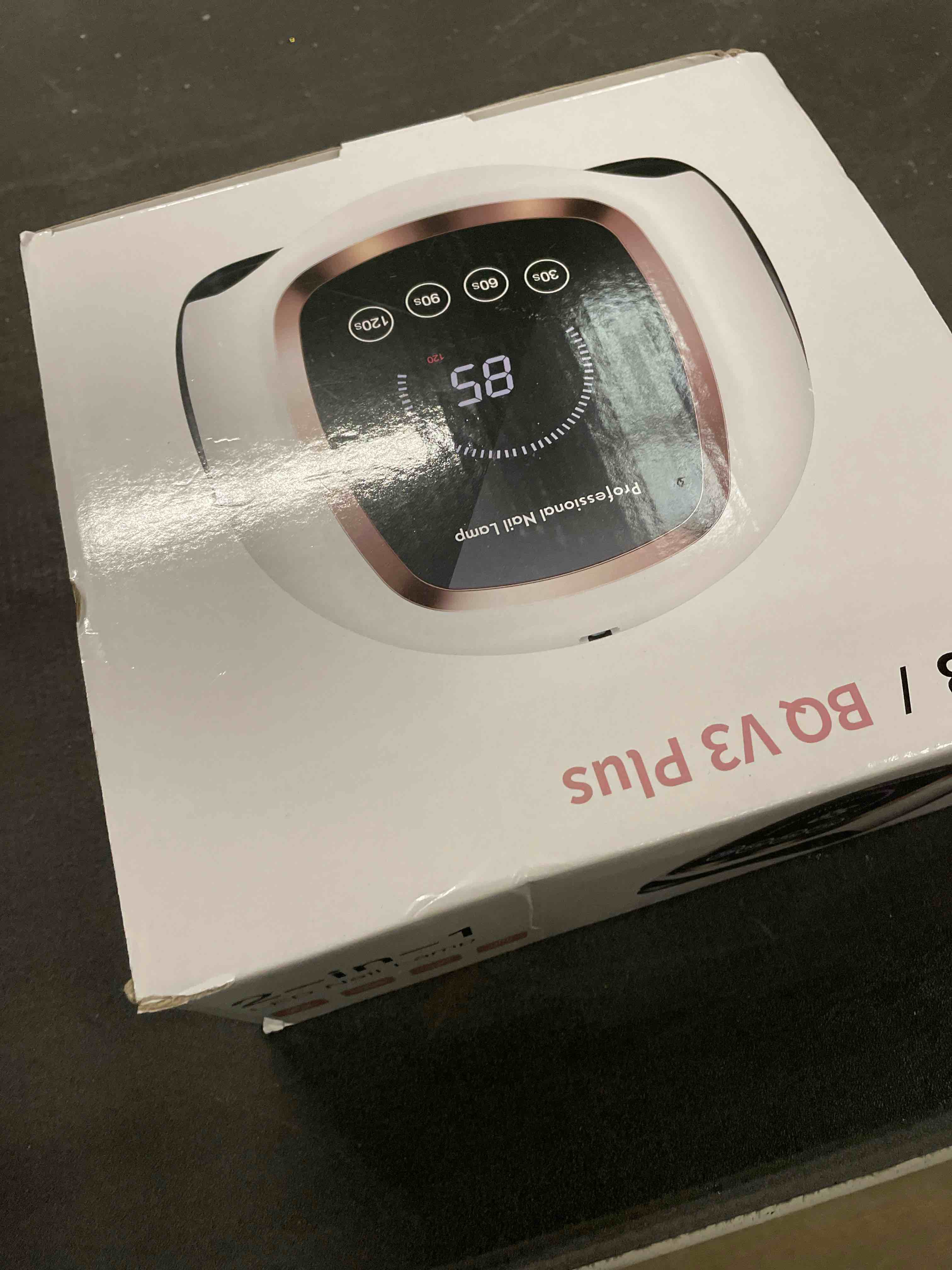 Condition photo showing Good Condition for UV LED Nail Lamp, Gugusure Upgrade 180W Nail Dryer for Gel Polish with LCD Display, Auto Sensor and 4 Timer Settings, Professional Curing Lamp Light with 42 Beads for Salon and Home