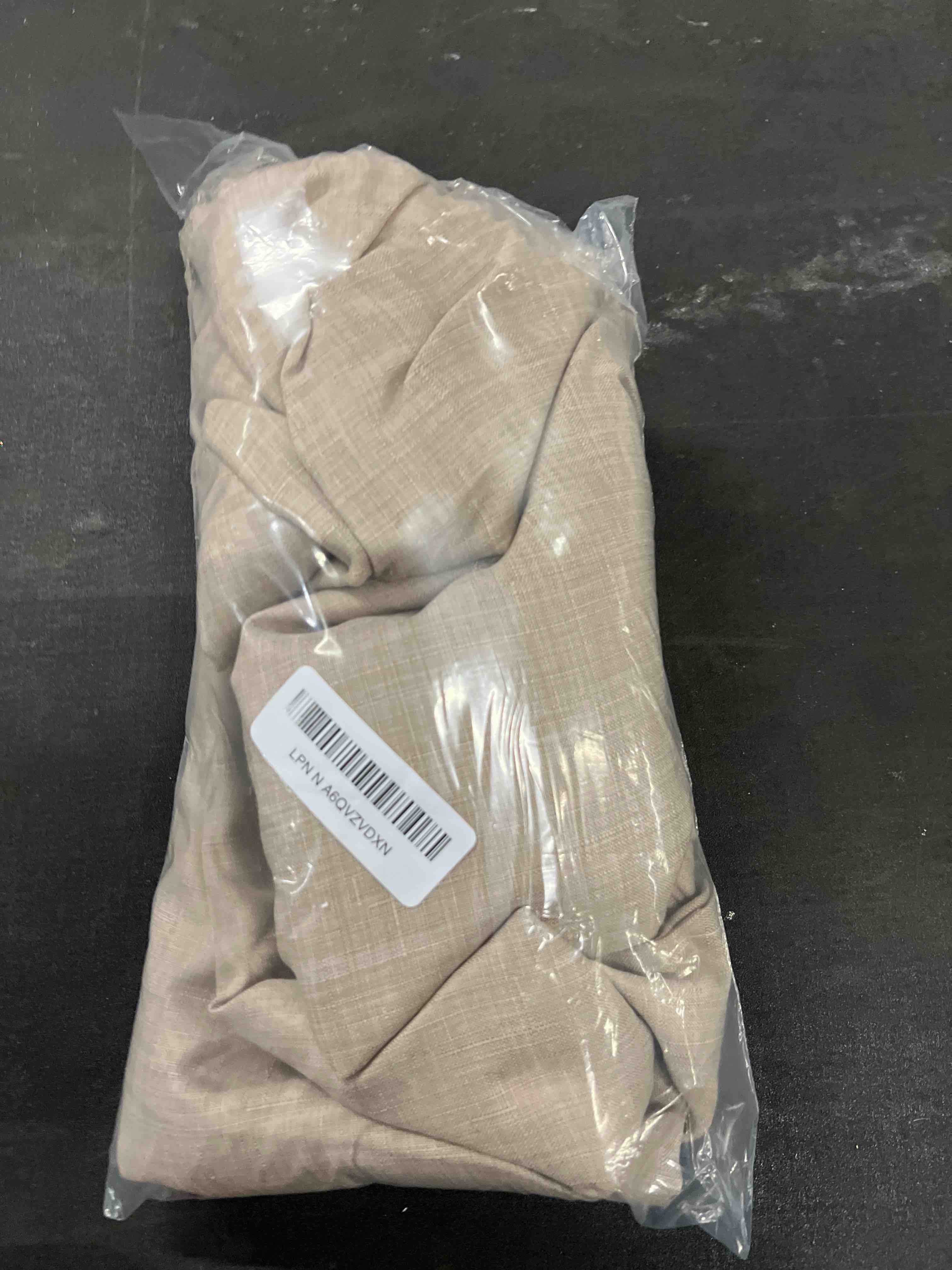 Condition photo showing Good Condition for Fitable Faux Linen Tablecloths for Rectangle Tables: Water & Stain Resistant Farmhouse Table Cloth, Washable Burlap Textured Table Covers for Kitchen Dining Party(2 Pack, 60x84 Inch, Nature) Nature 60x84 In, 2 Pack