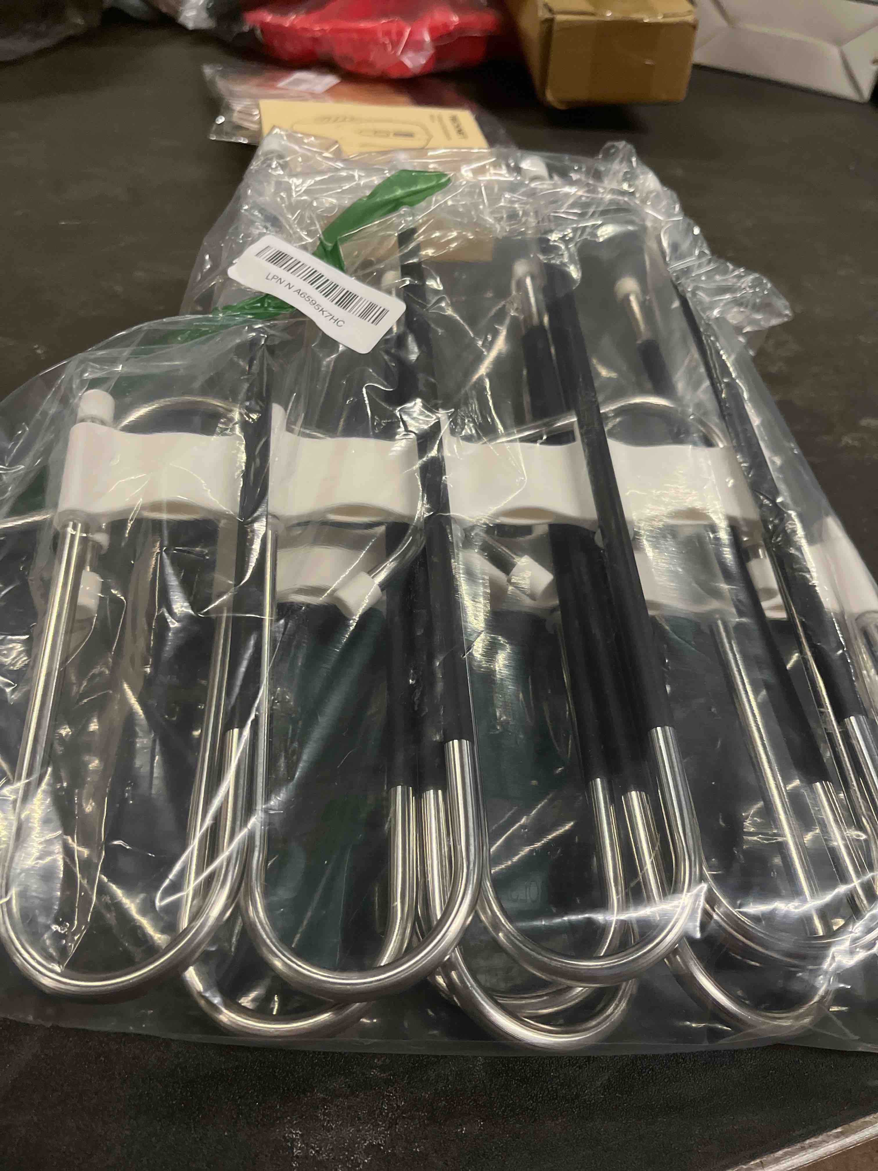 Condition photo showing Good Condition for Kalimdor Pants Hangers 2 Pack Space Saving Metal Closet Organizer,Clothes Pants Hangers,Anti-Slip Design,Closet Organizers and Storage for Pants Jeans Skirts Scarf Legging