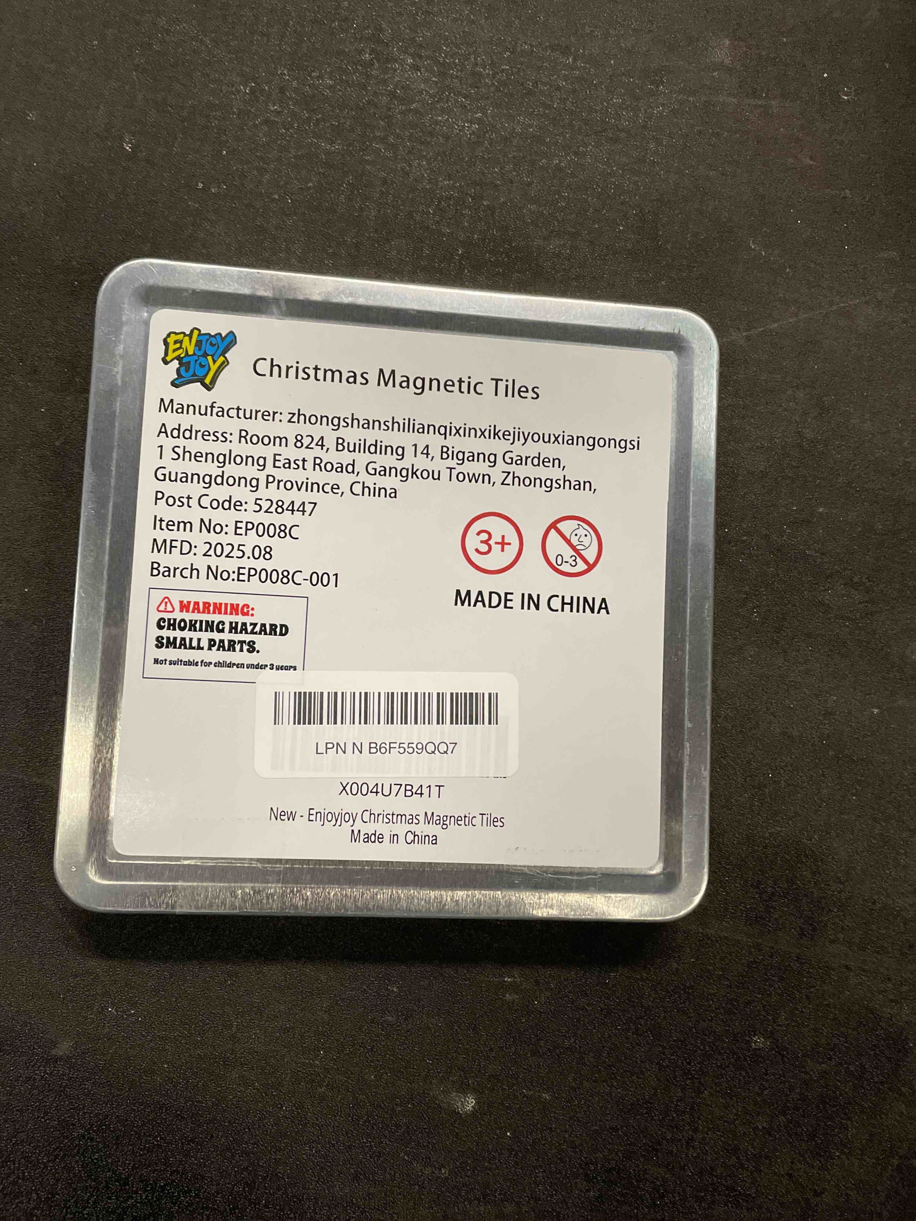 Condition photo showing Good Condition for Enjoyjoy Mini Magnetic Tiles - 50PCS Travel Magnet Tiles 2025 Set Portable On-The-Go Magnetic Tiles 