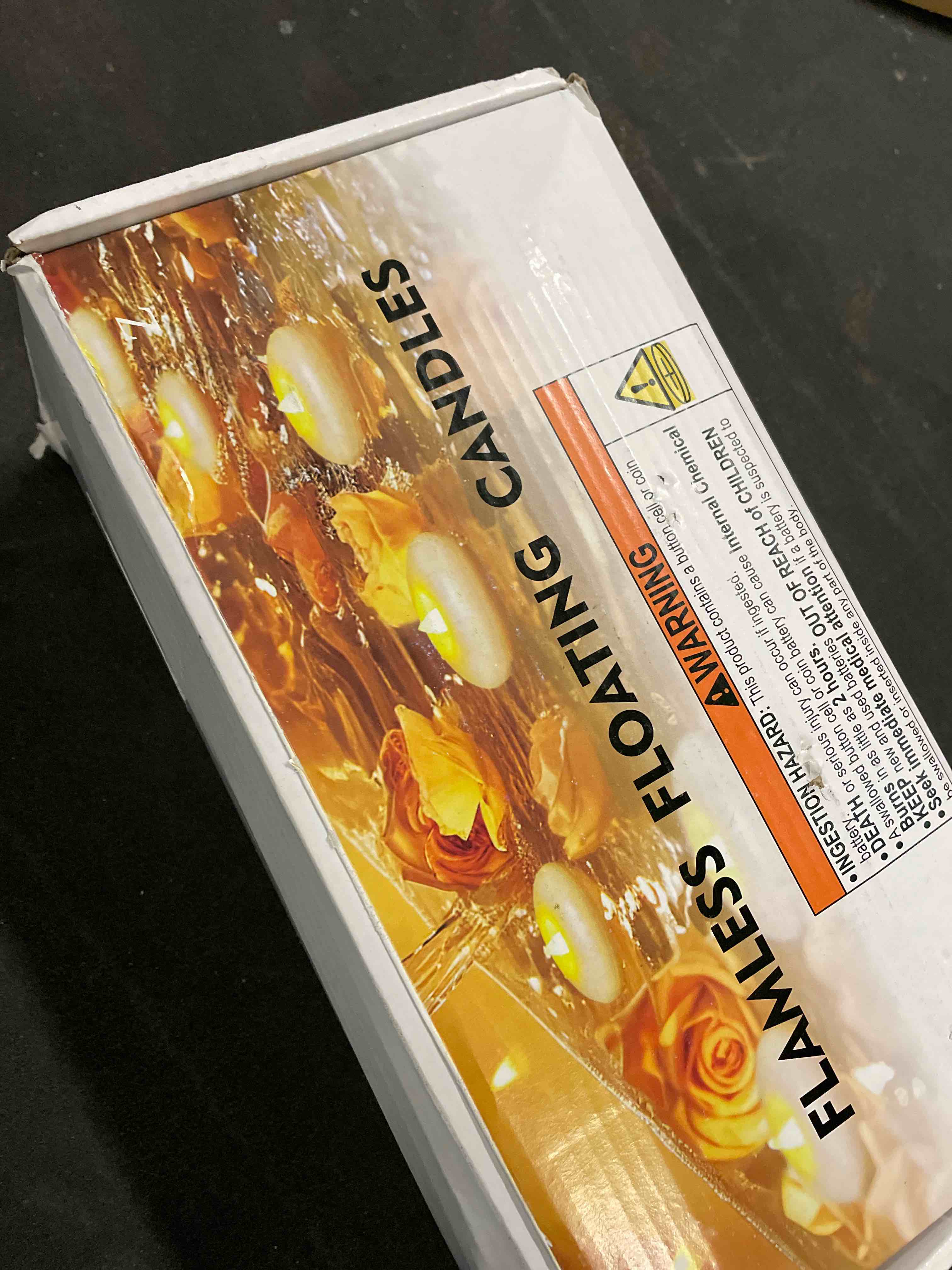 Condition photo showing Good Condition for Homemory 24 Pack 3” Flameless Led Floating Candles, 200 Hour White Battery Operate Waterproof Tealights for Cylinder Vases, Centerpieces at Wedding Decor, Party, Pool White Base 24 Pack