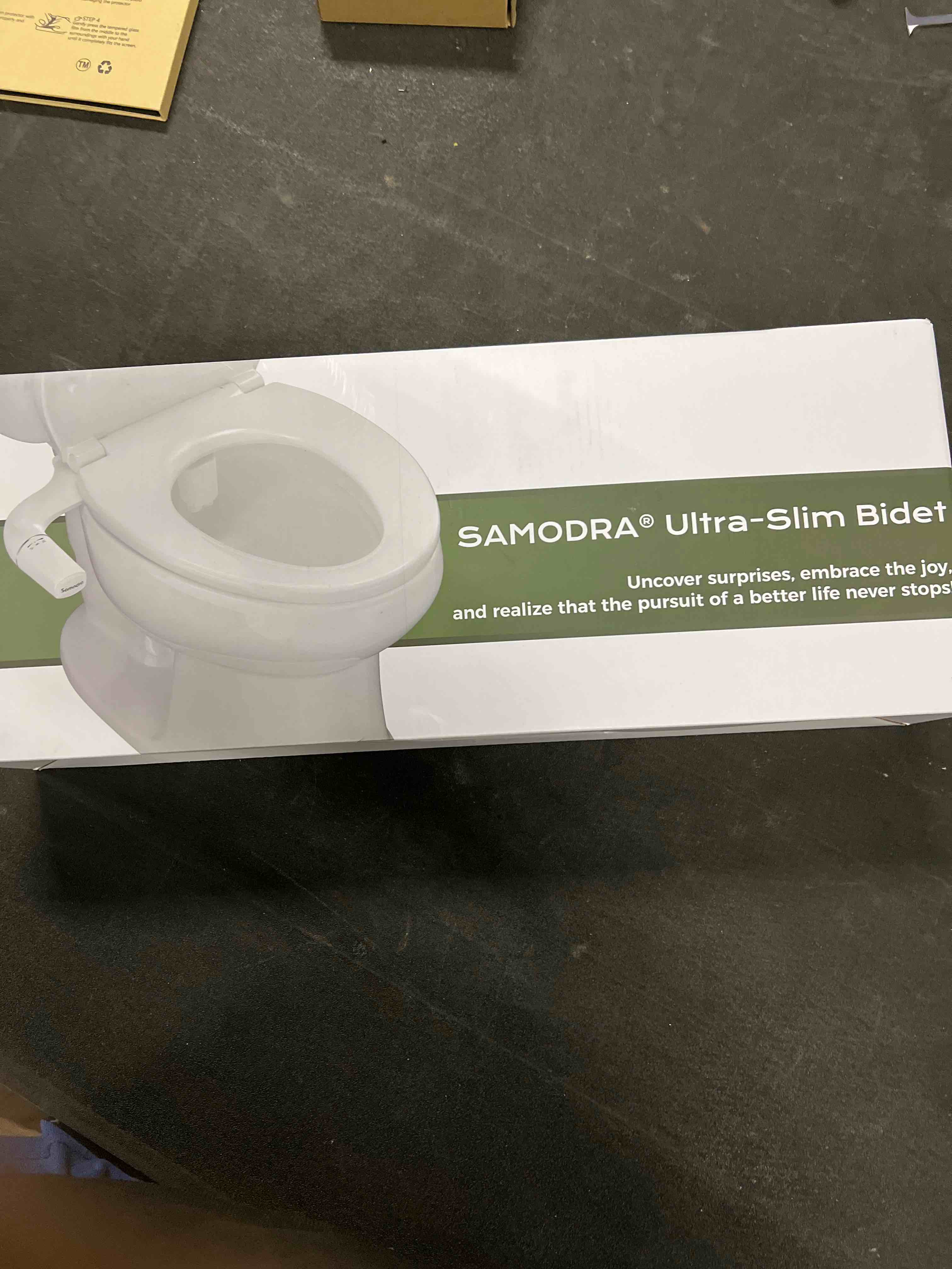 Condition photo showing Good Condition for SAMODRA Ultra-Slim Hygienic Bidets Attachment for Existing Toilets - Adjustable Fresh Water Pressure Dual Nozzle (Frontal & Rear Wash) Easy to Install, Silver Dual Nozzles(Rear & Feminine Wash) Silver