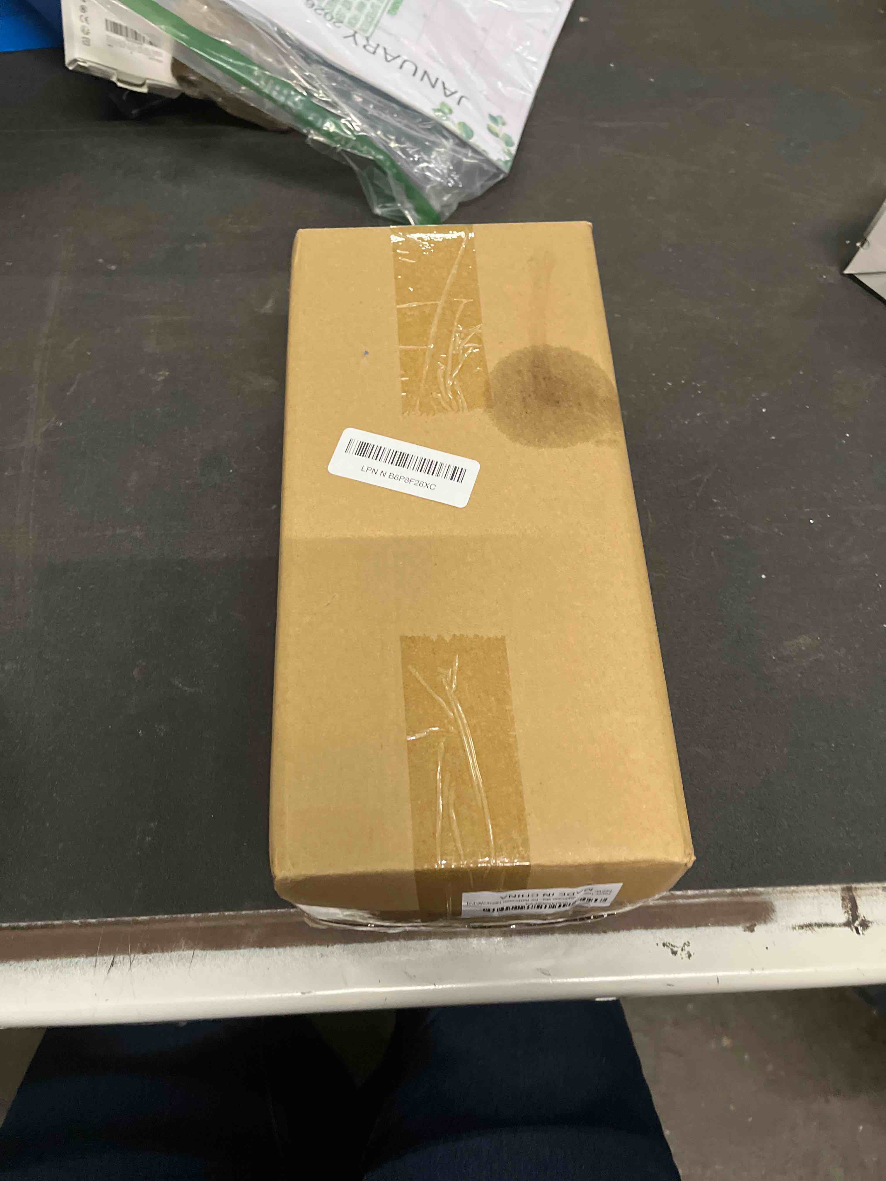 Condition photo showing Good Condition for Paper Towel Dispenser Wall Mount, Paper Towel Holder Wall Mounted with Lid, Solid Wood Commercial C-Fold, Z-Fold, Trifold Hand Paper Towel Holder Dispenser Hand Towel Holder for Bathroom Decor(White)