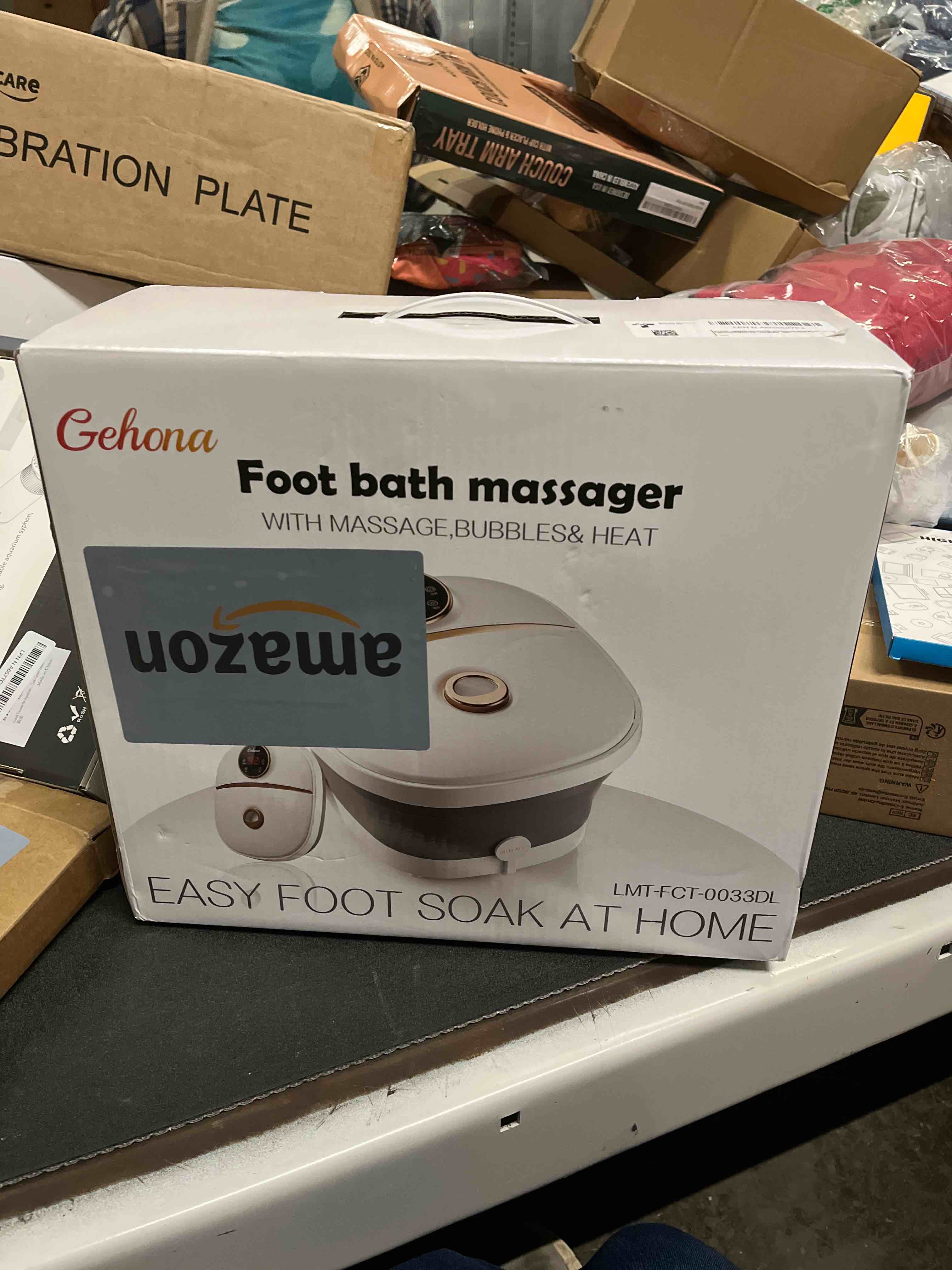 Condition photo showing Good Condition for Collapsible Foot Spa Bath with Heat,Foot Massager with Two Side Supports,Leakage Protector,Temperature Control,Bubbles,Red Light,Timer,Feet Spa Tub,Feet Soaker,Gifts (Black)