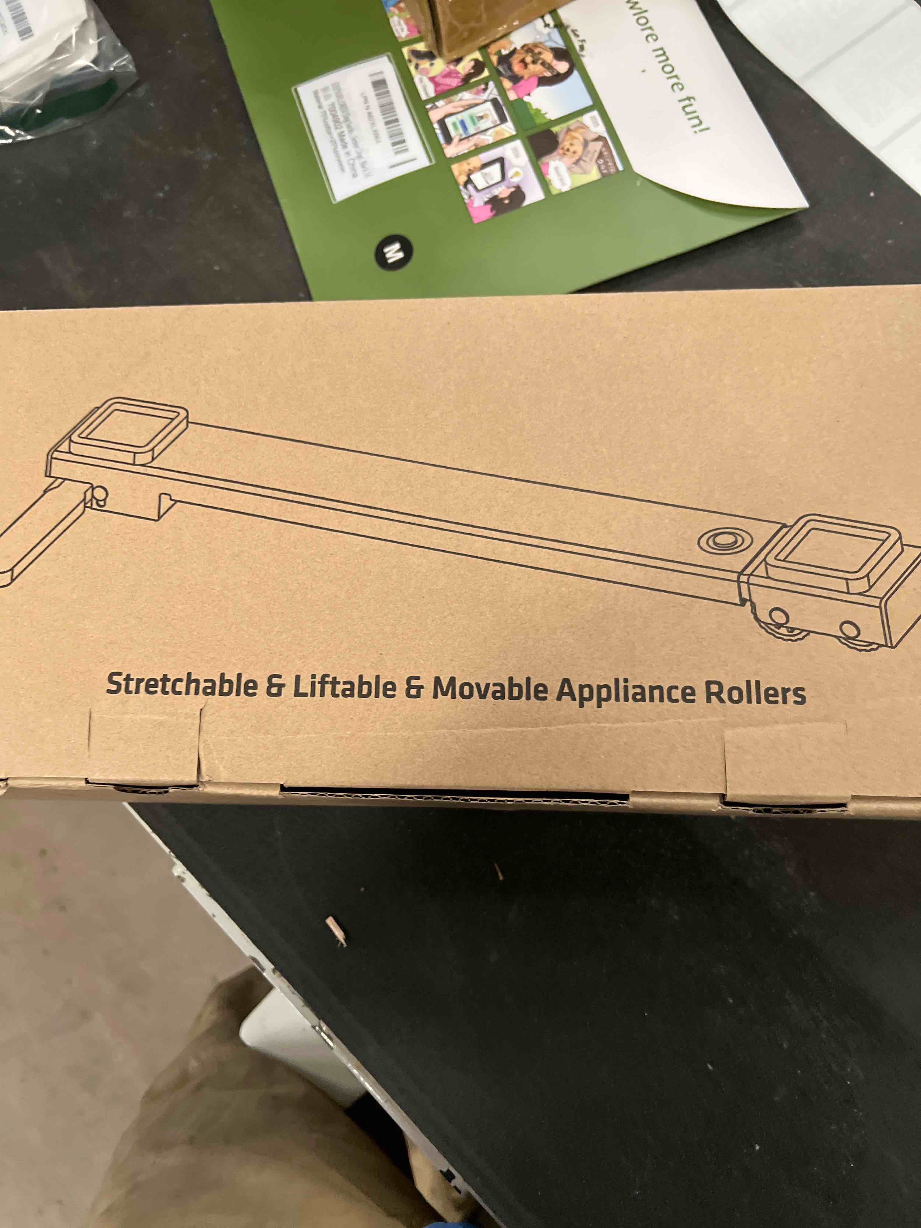 Condition photo showing Good Condition for Appliance Rollers Heavy Duty,Newest Extendable Appliance Sliders,Liftable Washing Machine Base,Easily Move Washer and Dryer Machines,Refrigerators,Furniture-White