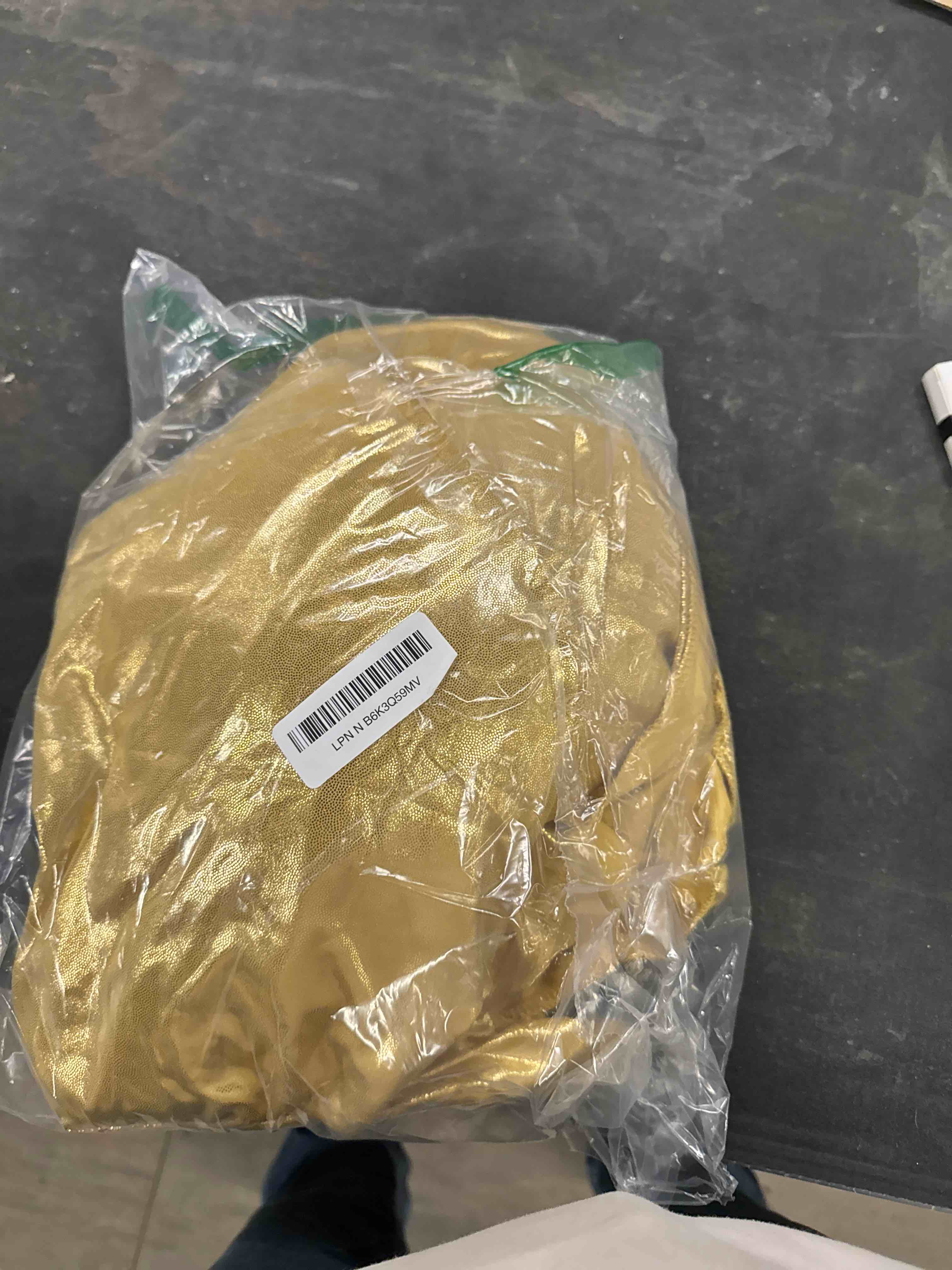 Condition photo showing Good Condition for 10x10 ft Gold Sequin Backdrop Curtain Panels for Parties, Wrinkle Free Glitter Photo Backdrop Drapes 2 Panels 5x10FT Shimmer Back Drop Cloth for Wedding Birthday Christmas Photography Background 5ftx10ft(2 panels) Gold