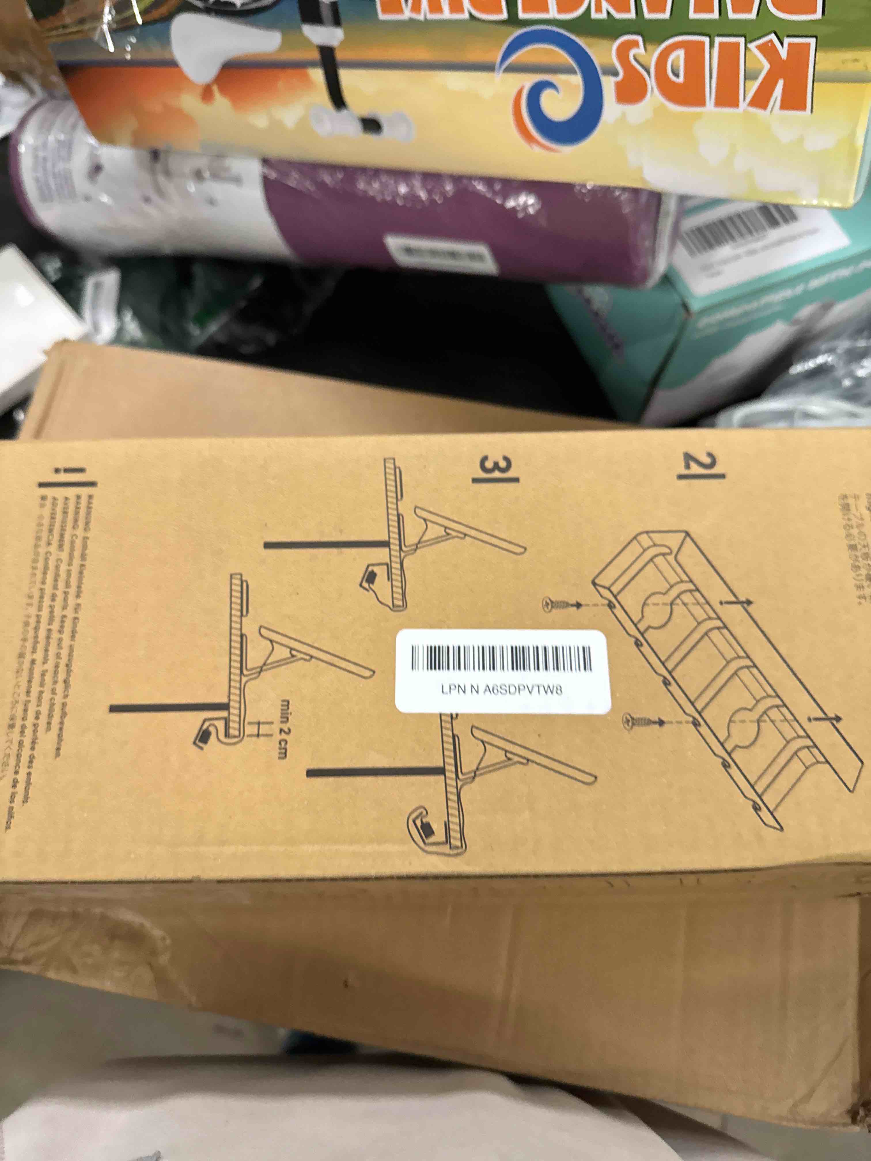 Condition photo showing Good Condition for PAMO Cable Management Under Desk for Easy mounting Under-Table I Set of 2 - with 10X Cable Ties I Desk Organizer for Office/Home Office Table Thoughtful Cable Tray Holder Set of 2 Black