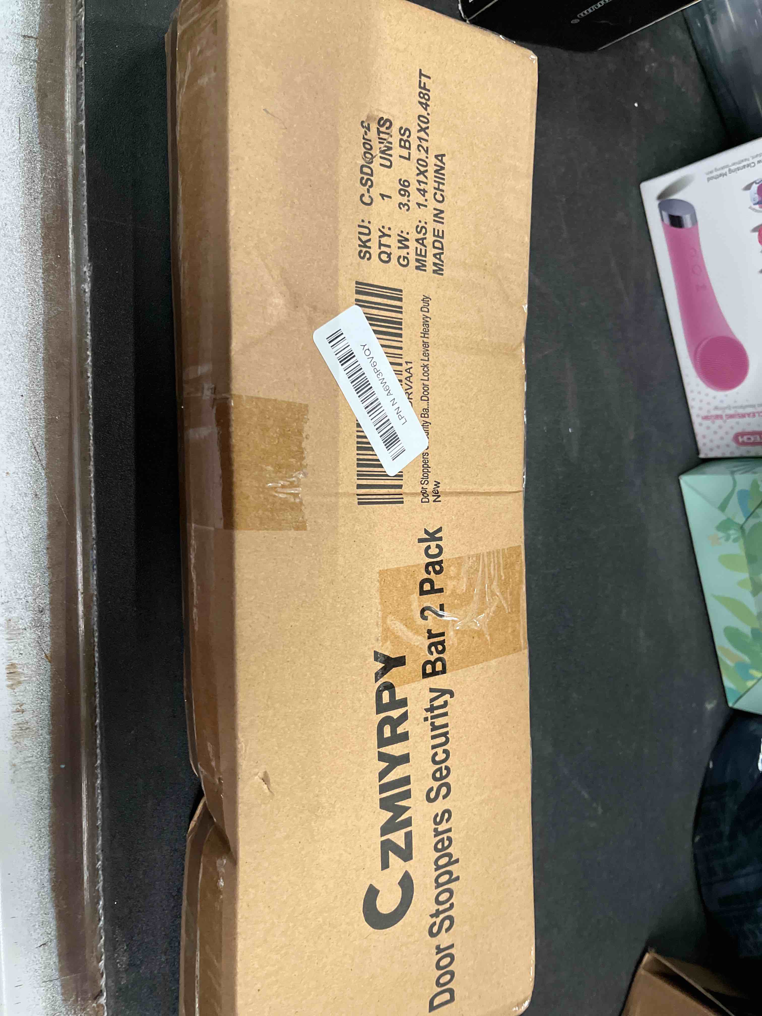 Condition photo showing Good Condition for Sliding Door Security Bar and 2-in-1 Sliding Glass Door Stoppers Security for Patio, Home, Hotel Door Stick Security?2Pack Black?