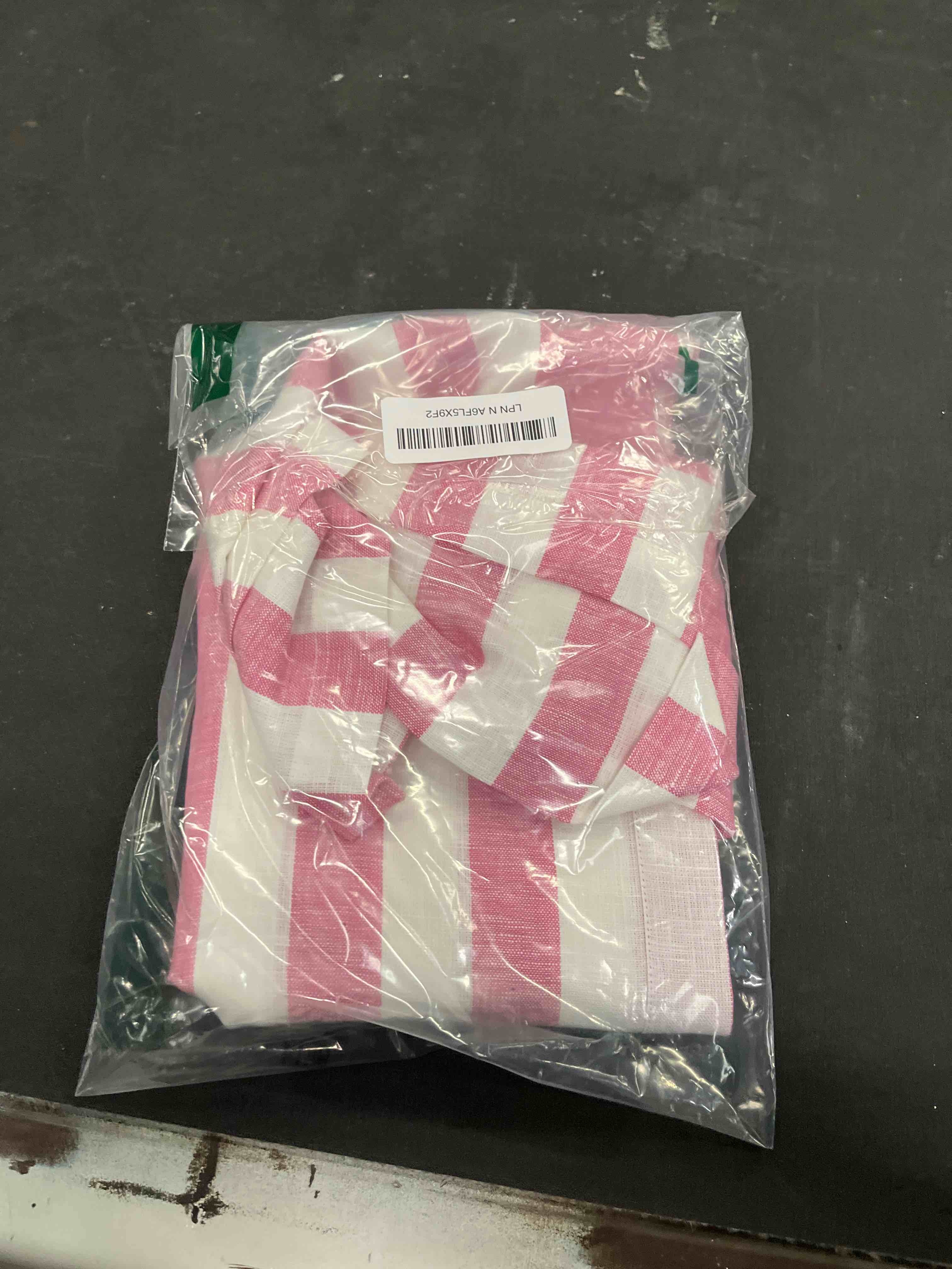 solino home linen table runner 144 inches long - sorrento stripe, 100% pure linen chateau rose and w