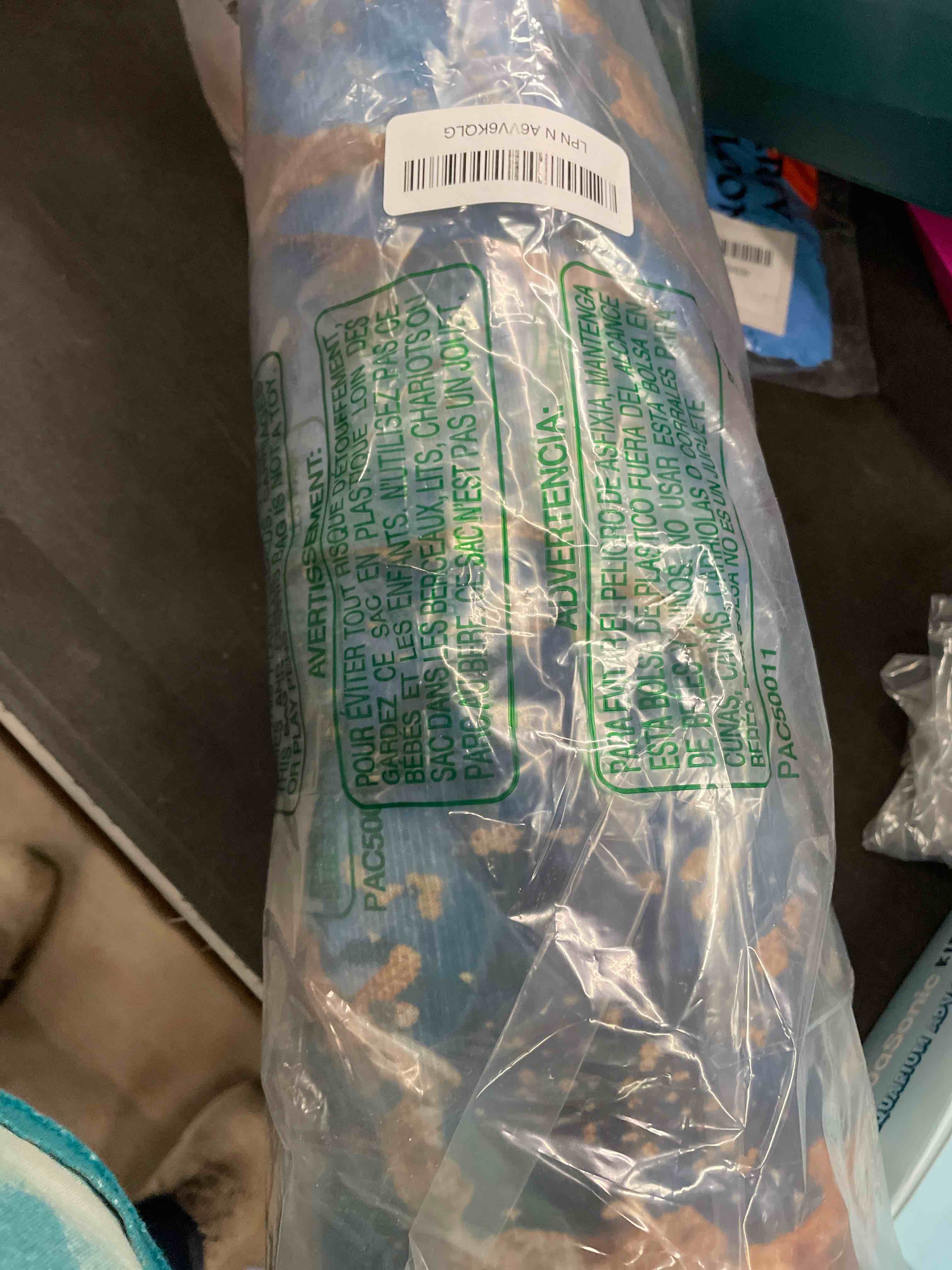 Condition photo showing Good Condition for Sovvin Blue Gold Marble Kitchen Rugs Microfiber Floor Mats Cushioned Carpet Runner Rug for Laundry B