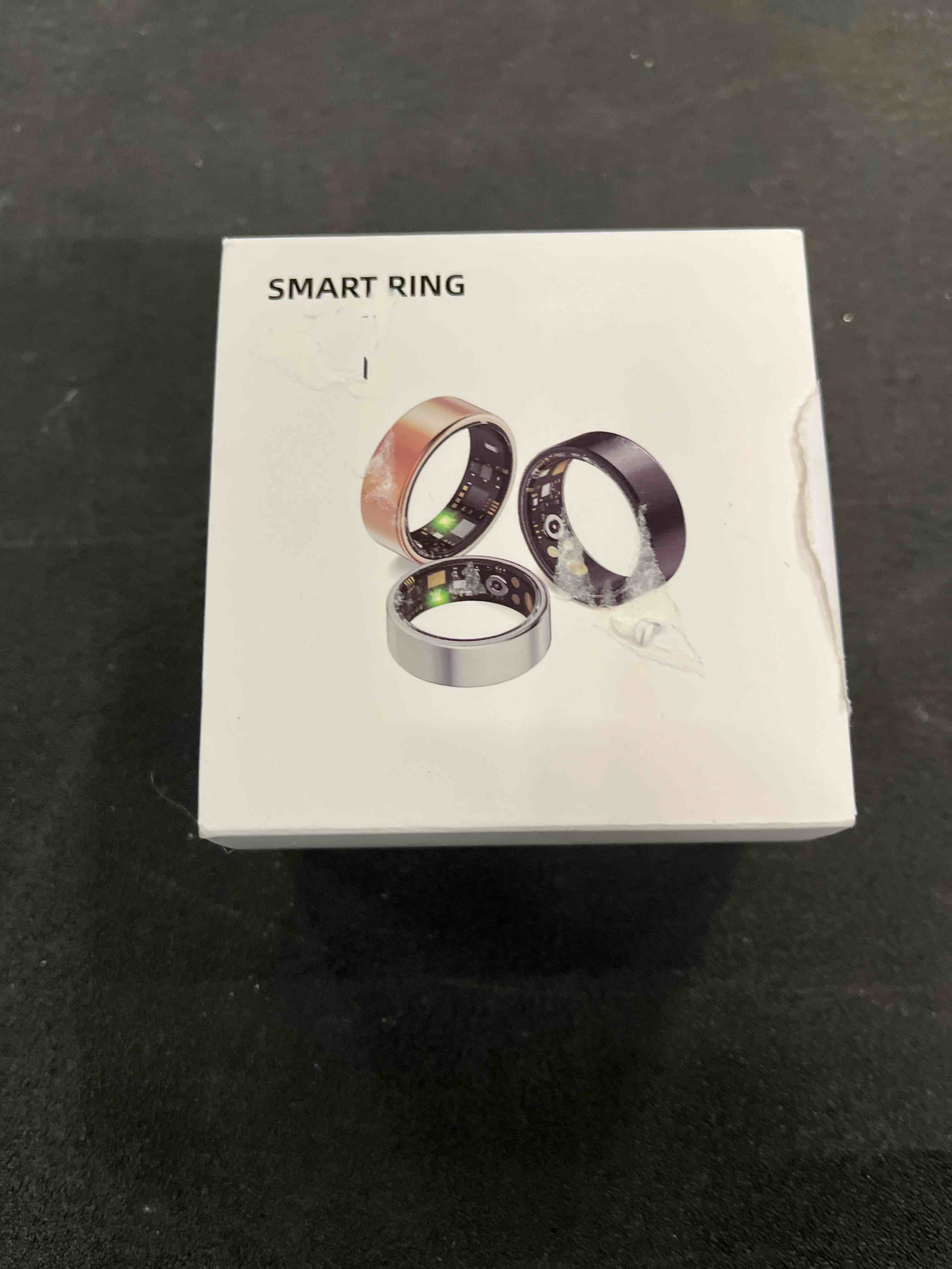 Condition photo showing Good Condition for Smart Ring for Women Men,Fitness Tracker Ring with Heart Rate, Sleep Monitoring, Blood Oxygen, Step Counting for iOS and Android, No Subscription Fee, Waterproof, Valentines Day Gifts(Gold, 10) #10 Gold