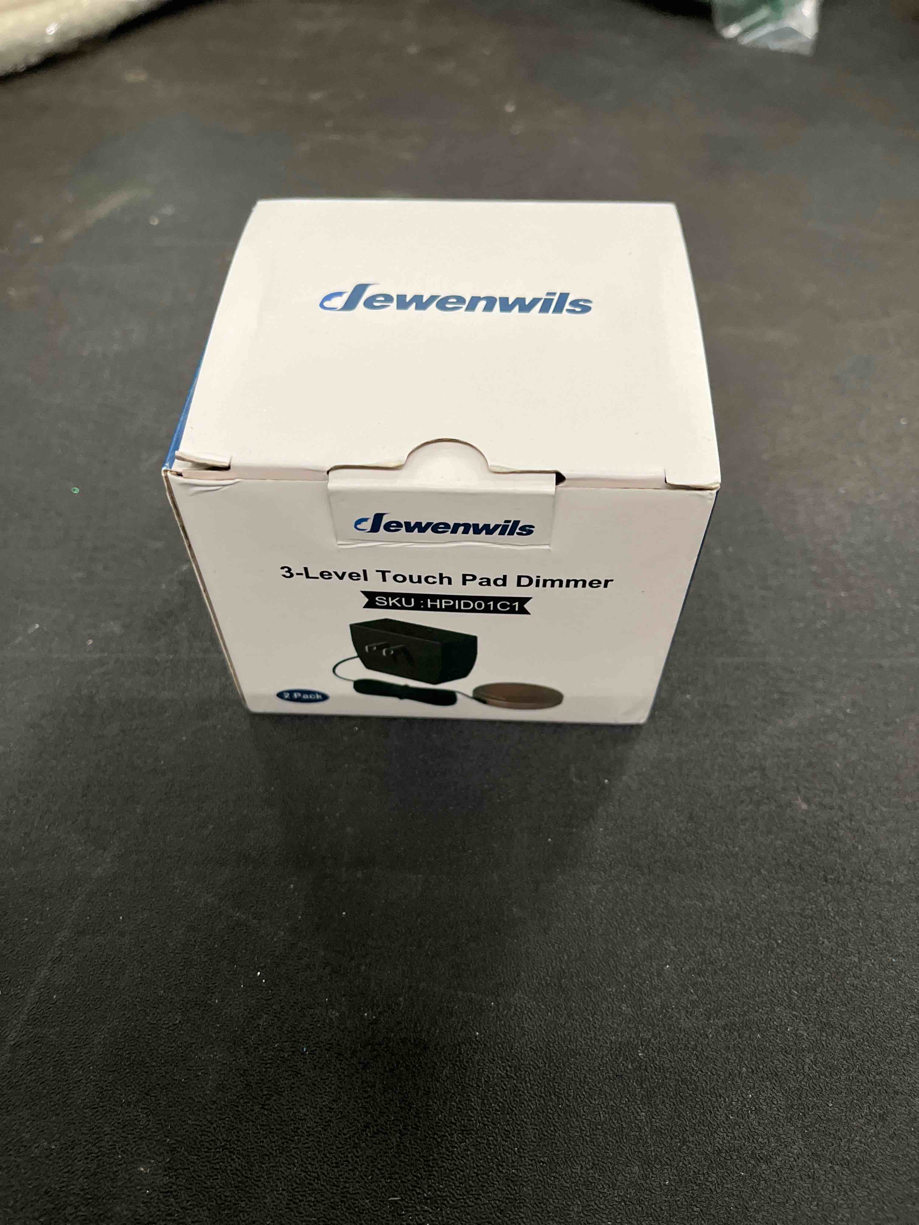 Condition photo showing Good Condition for DEWENWILS 2 Pack Touch Dimmer Switch, Touch Pad Control with 3 Levels of Dimming, Dimmable LED/CFL Lights, and Incandescent Bulbs, Extension Cord, ETL Listed, Black Black 2 Pack