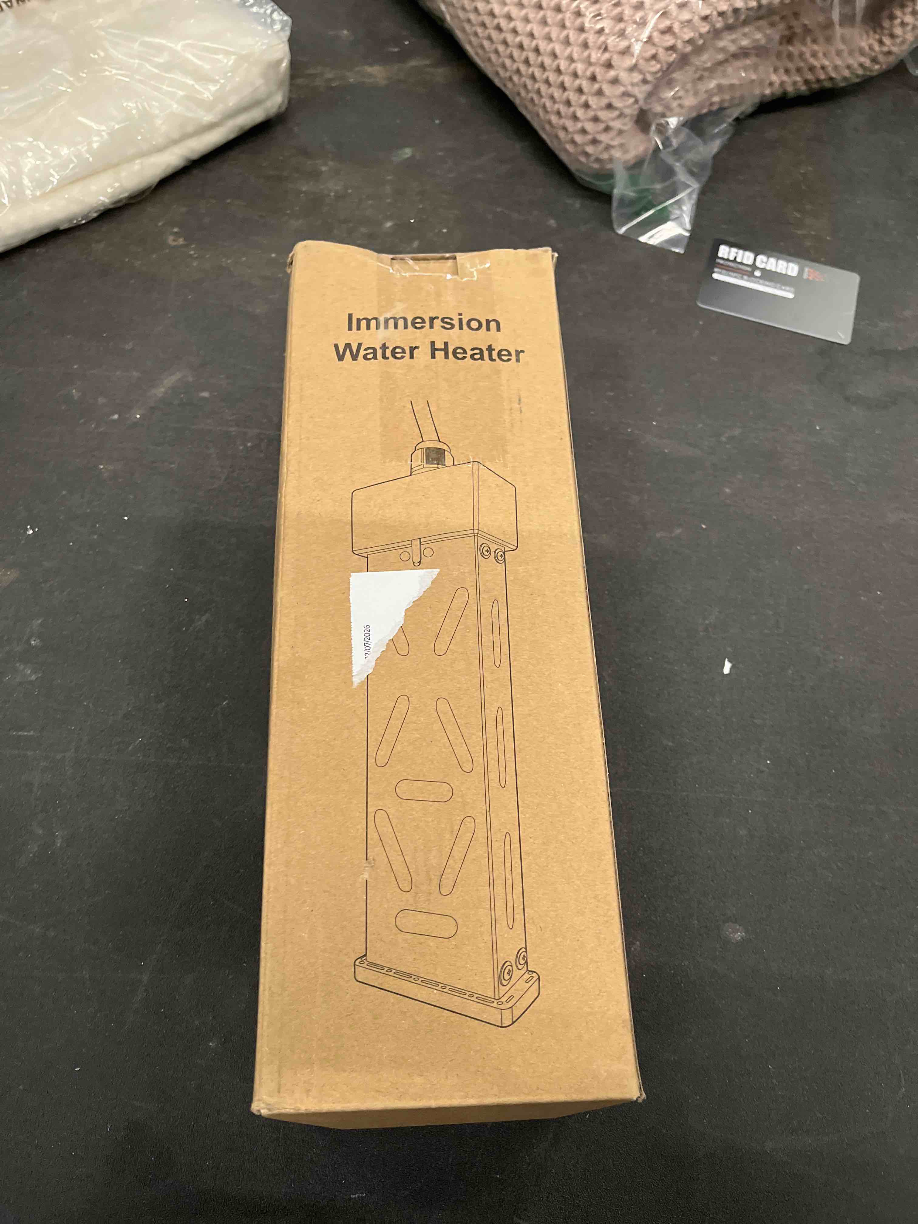 Condition photo showing Good Condition for Portable Immersion Water Heater 1800W 120V, Electric Heater for Buckets, Bathtubs and Mini Pools, Submersible Design with Thermostat, Real Time Temperature Display and Dry Burn Protection