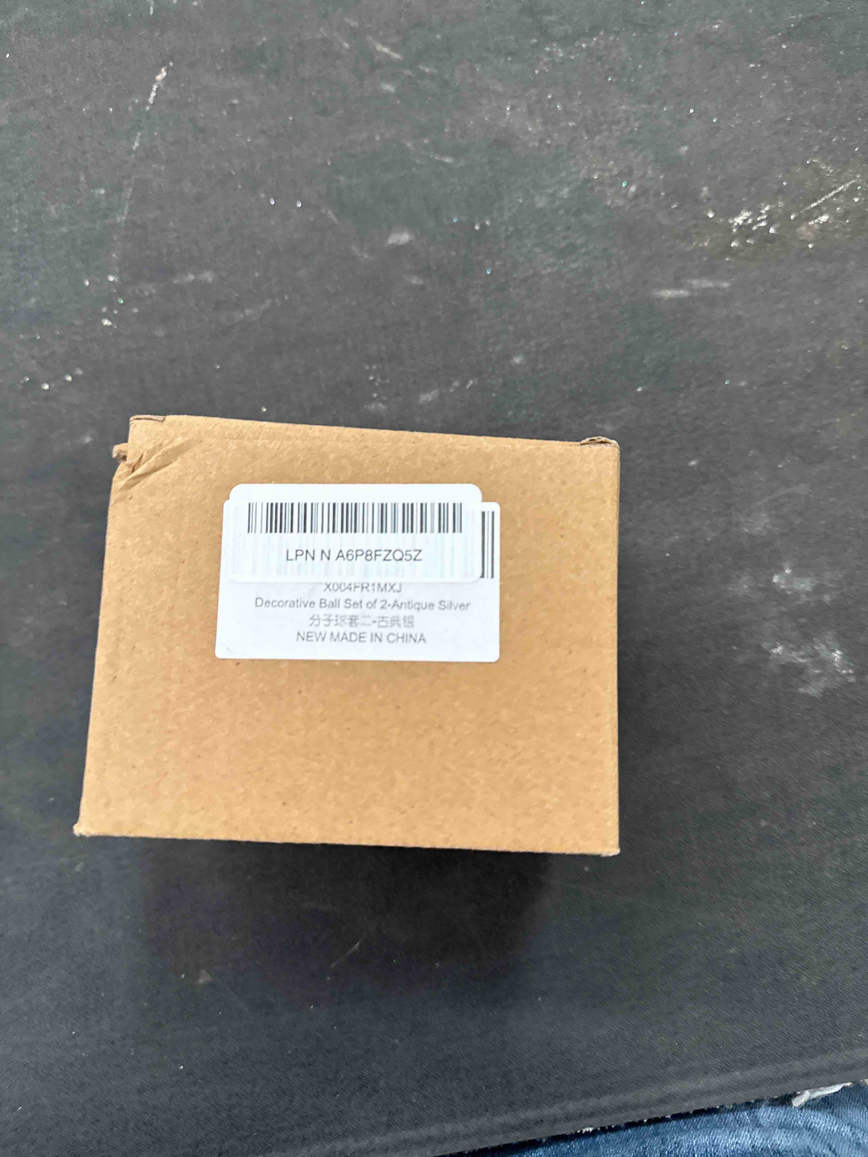 Condition photo showing Good Condition for Retro Jack Knick Knacks Metallic Silver Accent Decor Set of 2 Small Antique Decorative Objects for Home Bedroom Office Shelf Desk Table Bookshelf Eclectic Home Decor