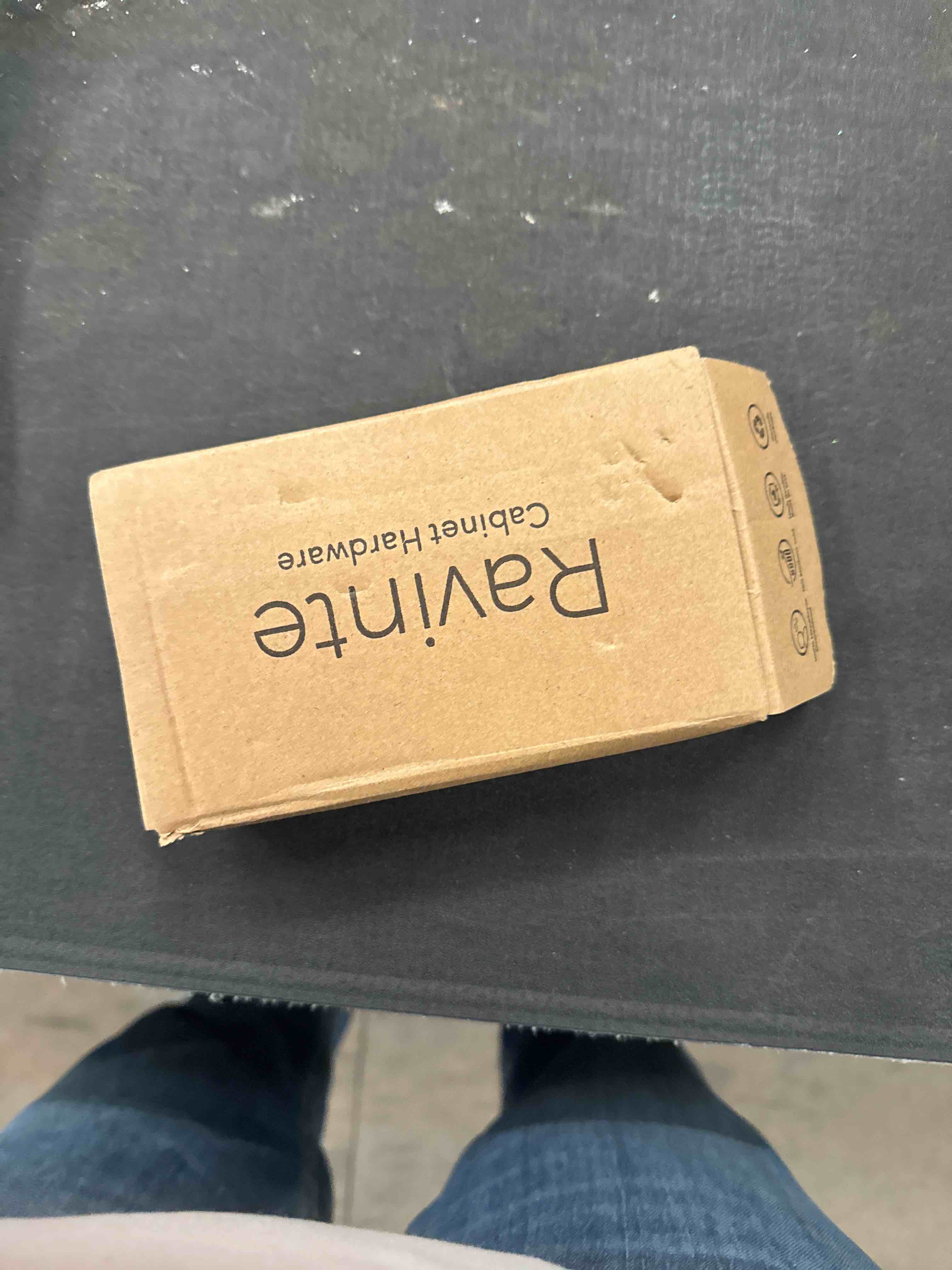 Condition photo showing Good Condition for Ravinte 10 Pack Solid 3-3/4 Inch Kitchen Square Cabinet Handles Brushed Brass Cabinet Pulls Drawer Pulls Kitchen Cabinet Hardware Kitchen Handles 10 3-3/4" Hole Center