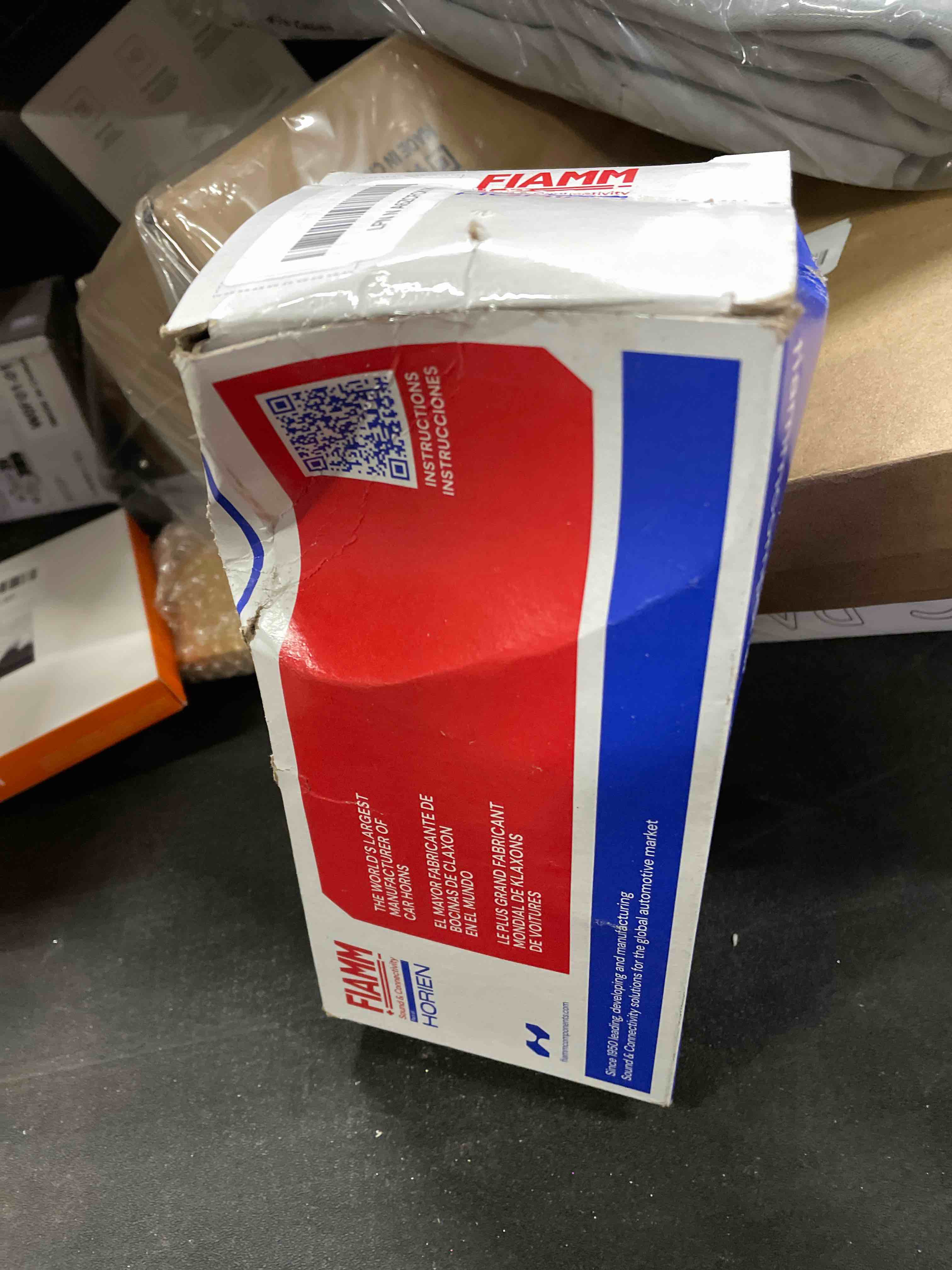 Condition photo showing Good Condition for FIAMM 7201622 OEM Dual Horn Assembly, GM/Chrysler/Ford