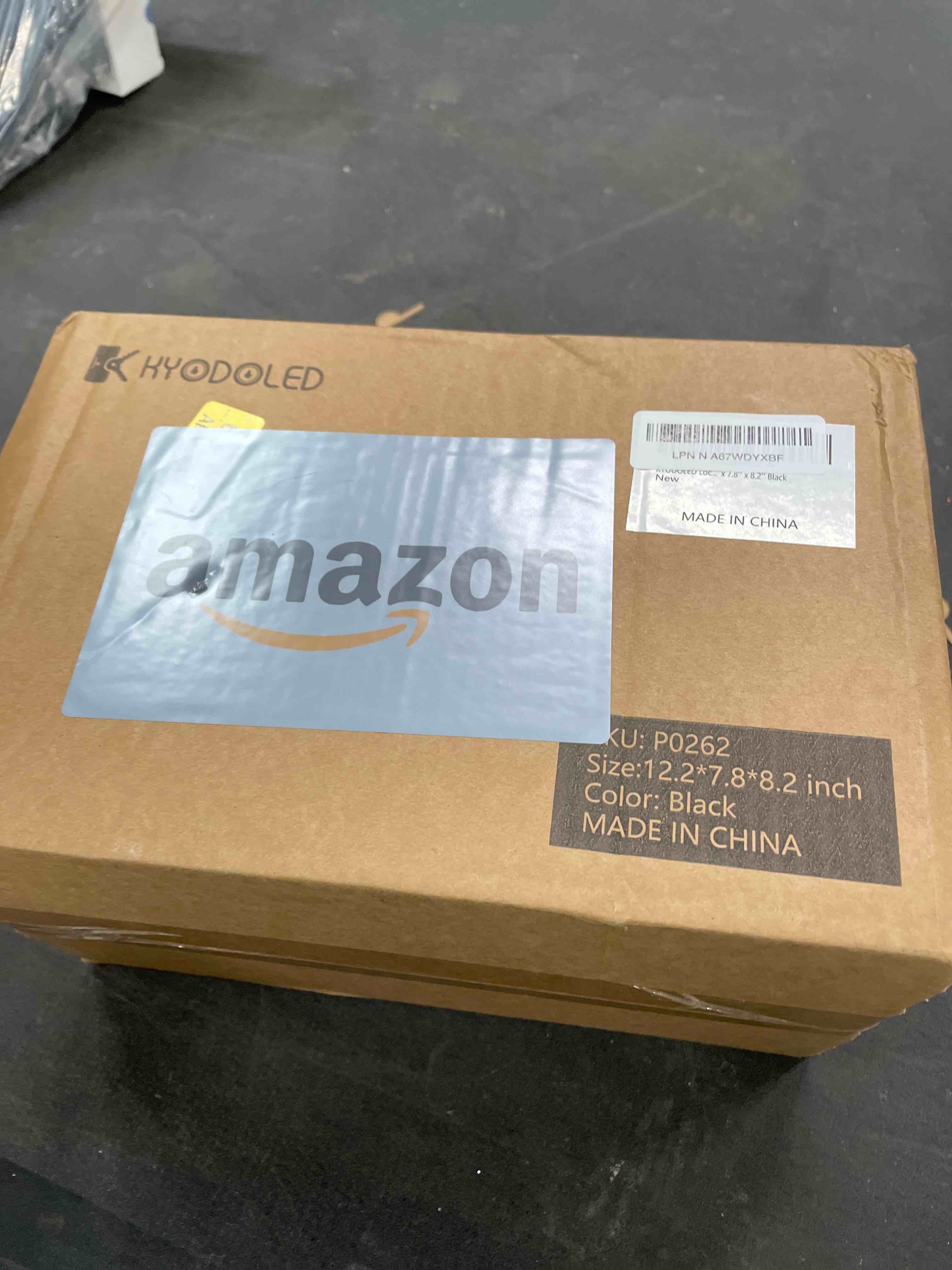 Condition photo showing Good Condition for KYODOLED Medication Lock Box with Key, Medicine Lock Box for Safe Medication Storage, First Aid Key Safe Box with Lock for Home, Outdoor Use, 12.2'' x 7.8'' x 8.2'' Black Black Medium-12in