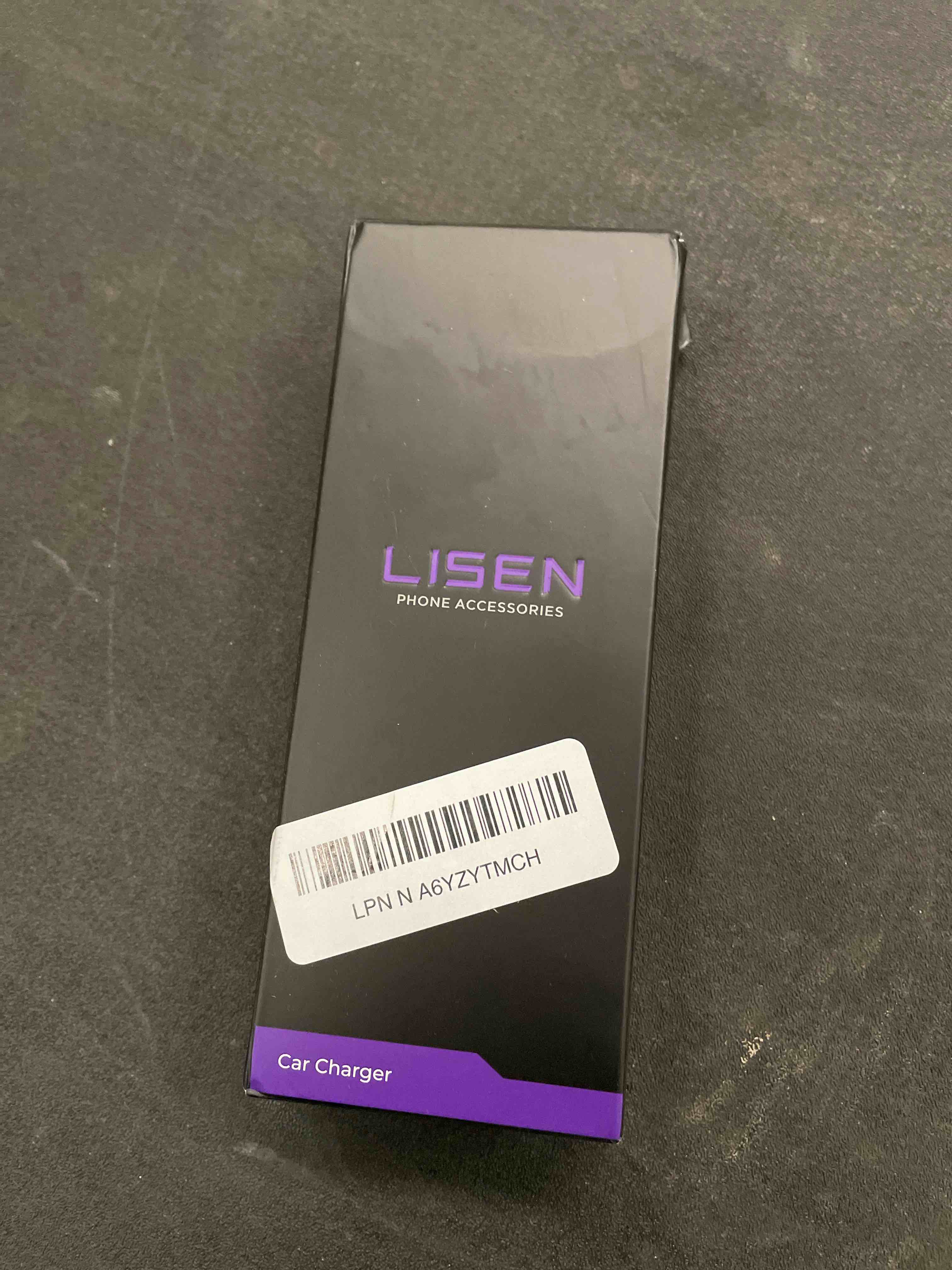 Condition photo showing Good Condition for LISEN Retractable Car Charger, for Valentines Day Gifts for Him, 69W Cars Adapter USB C Fast Charger for iPhone 17 Pro Max 16, Car Accessories Gadgets for Men, Anniversary Birthday Gifts for Men Women Grey 31.5 Inch