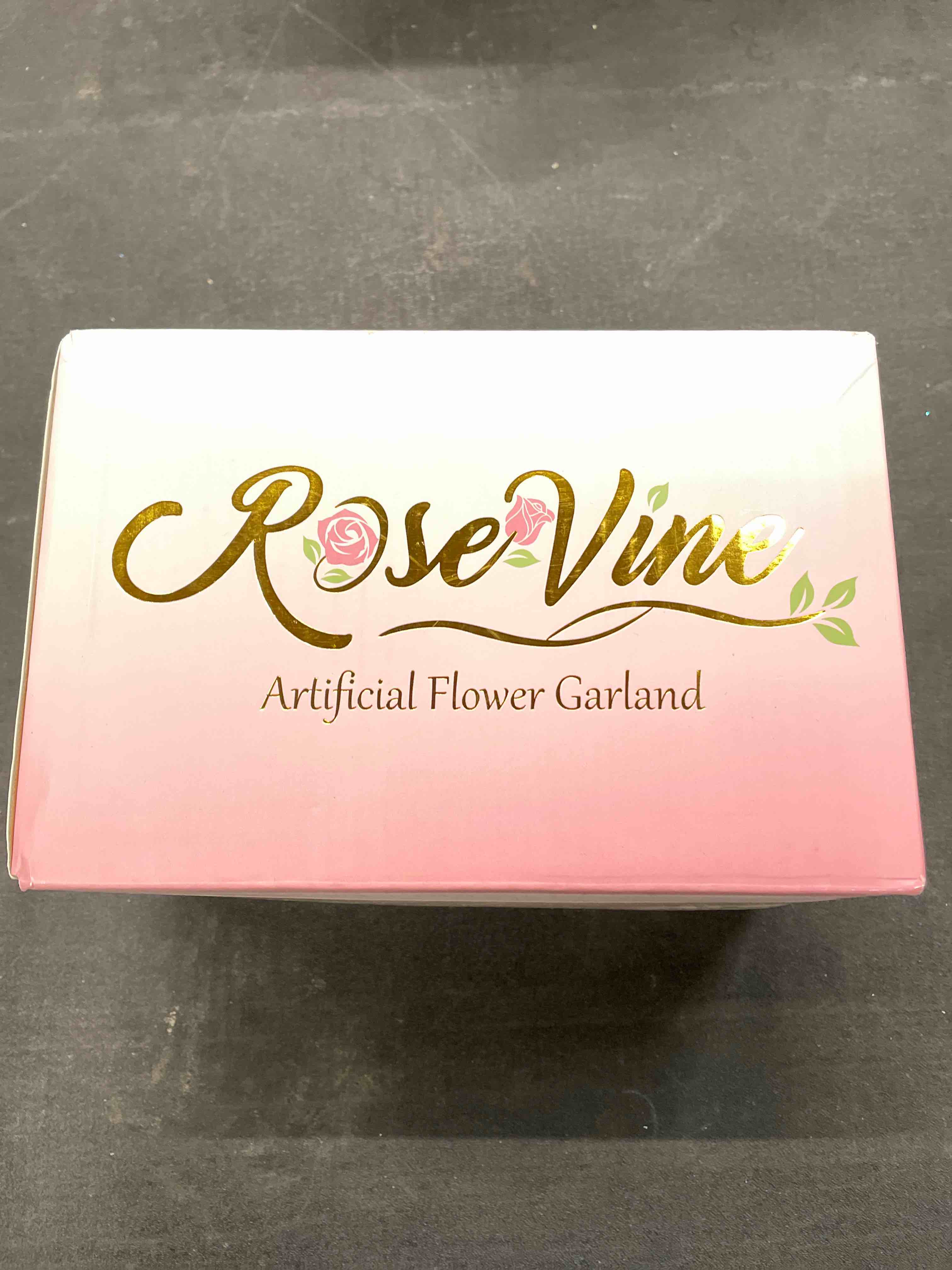 Condition photo showing Good Condition for MARTINE MALL Flower Vines, 5 Strands 41Ft Rose Vines for Bedroom, Champagne and Orange Floral Garland for Room Birthday Wedding Party Garden Wall Decor 5 Packs Champagne and Orange