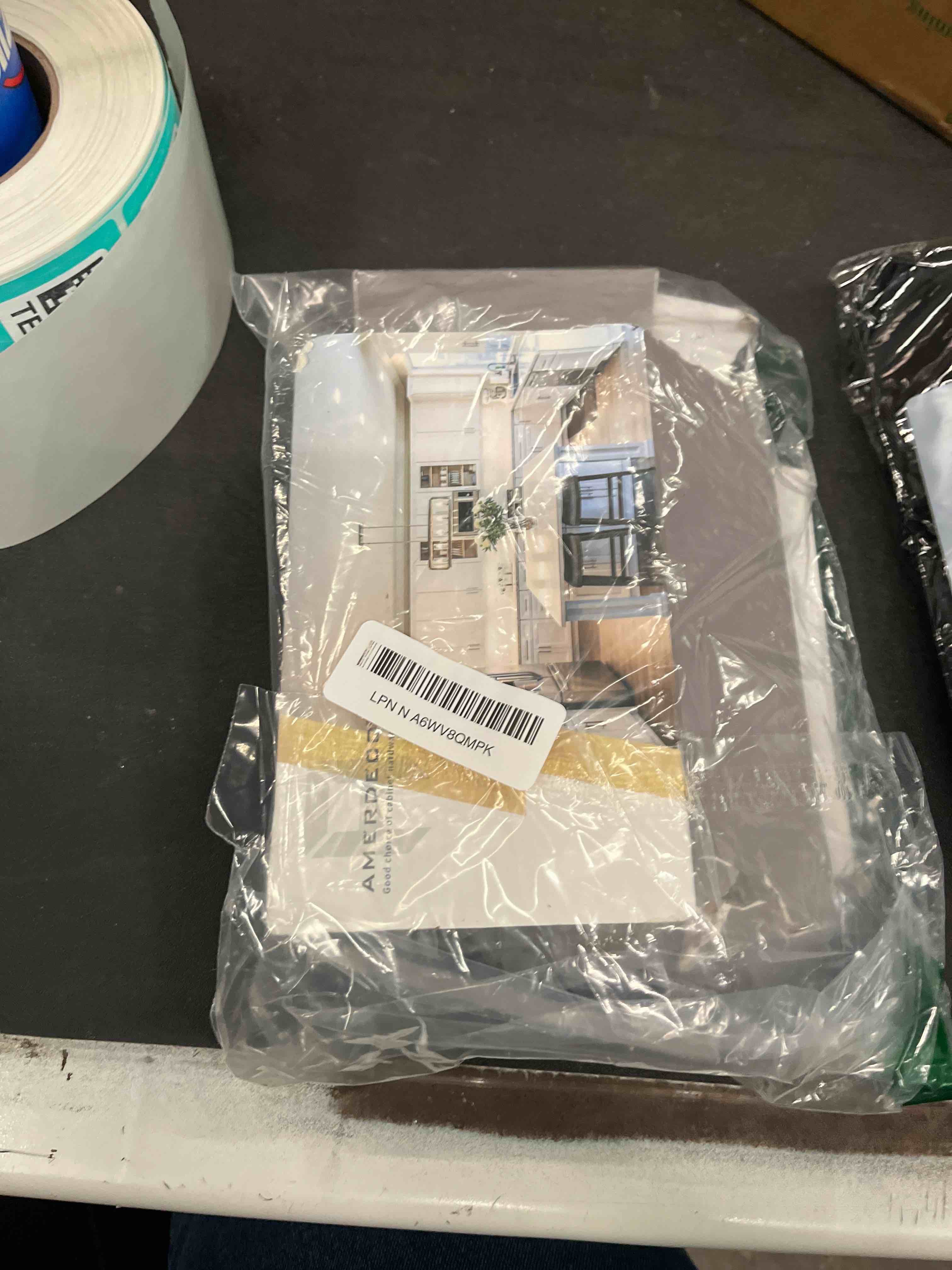 Condition photo showing Good Condition for Amerdeco 10 Pack Brushed Brass Cabinet Pulls 5 Inch(128mm) Hole Center Gold Kitchen Cabinet Handles Cabinet Hardware for Bathroom Drawer Pulls ZH001 5"/128MM Hole Center 10 Pack Brushed Brass