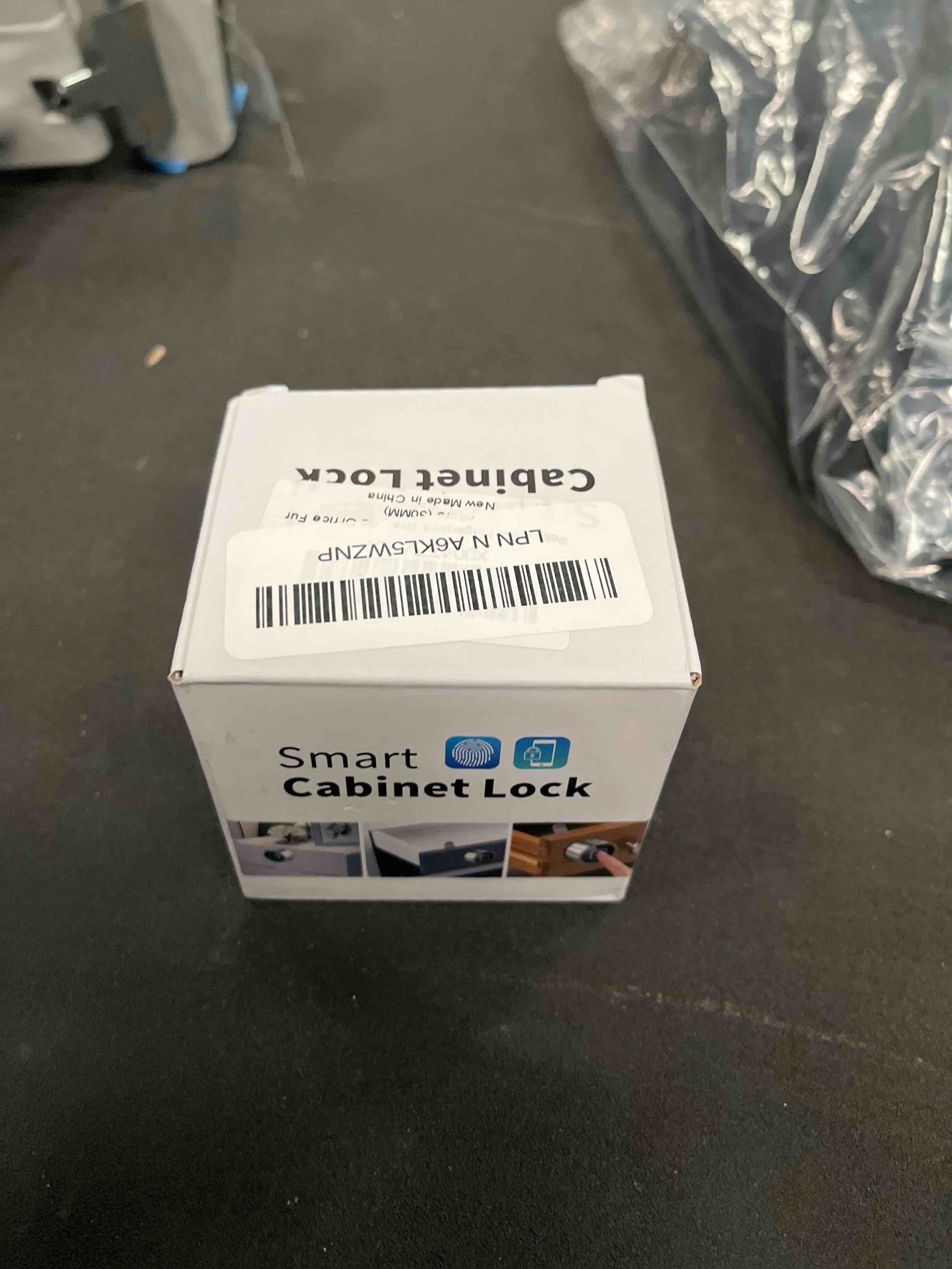 Condition photo showing Good Condition for Pothunder Smart Cabinet Lock, 1 1/8" (30mm) Long Cabinet Cam Lock with Fingerprint Bluetooth APP, Digital Keyless Biometric Child Safety Lock for Drawer Cabinets Storage Mailbox 30 mm