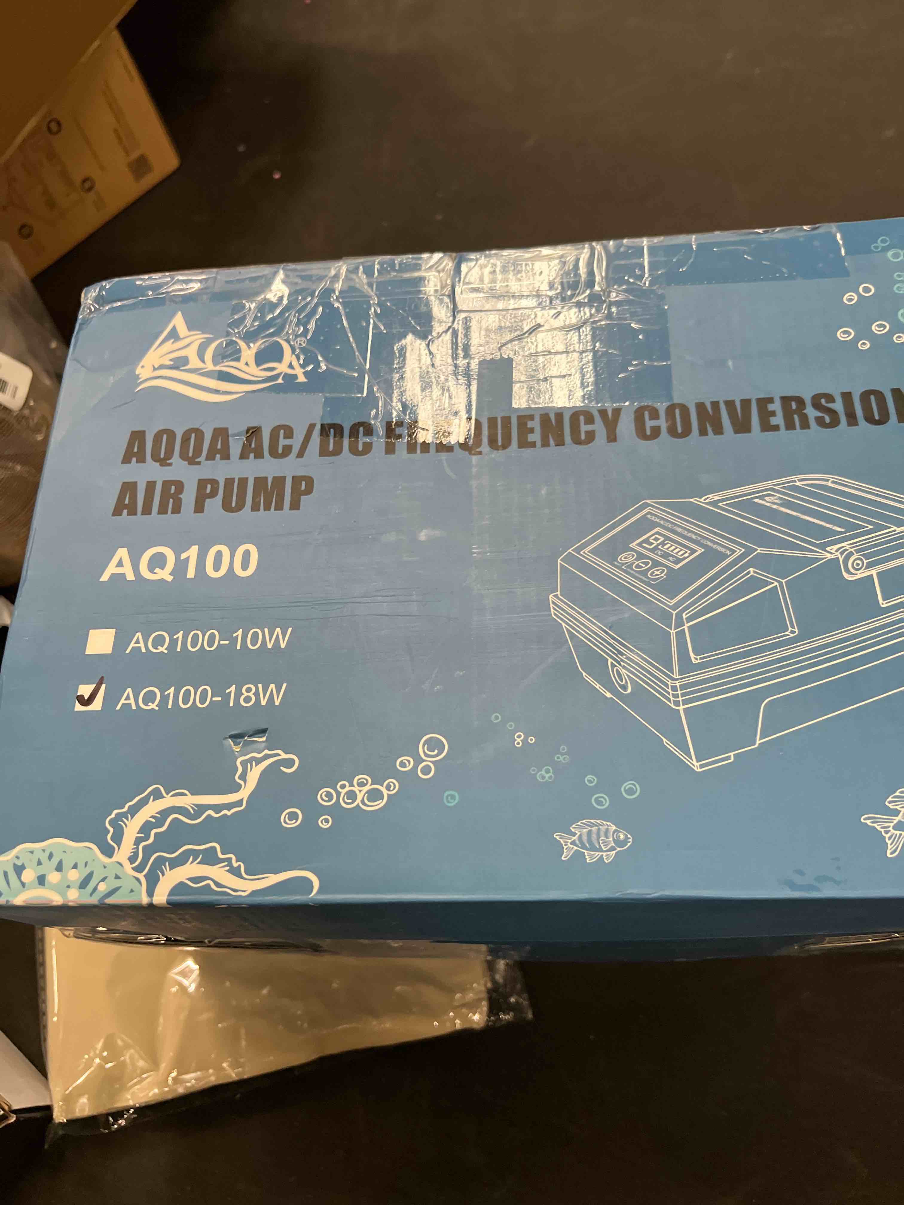Condition photo showing Good Condition for AQQA Waterproof Outdoor Pond Air Pump with 6 Outlers Large Aquarium Rechargeable Aerator Oxygen Pump