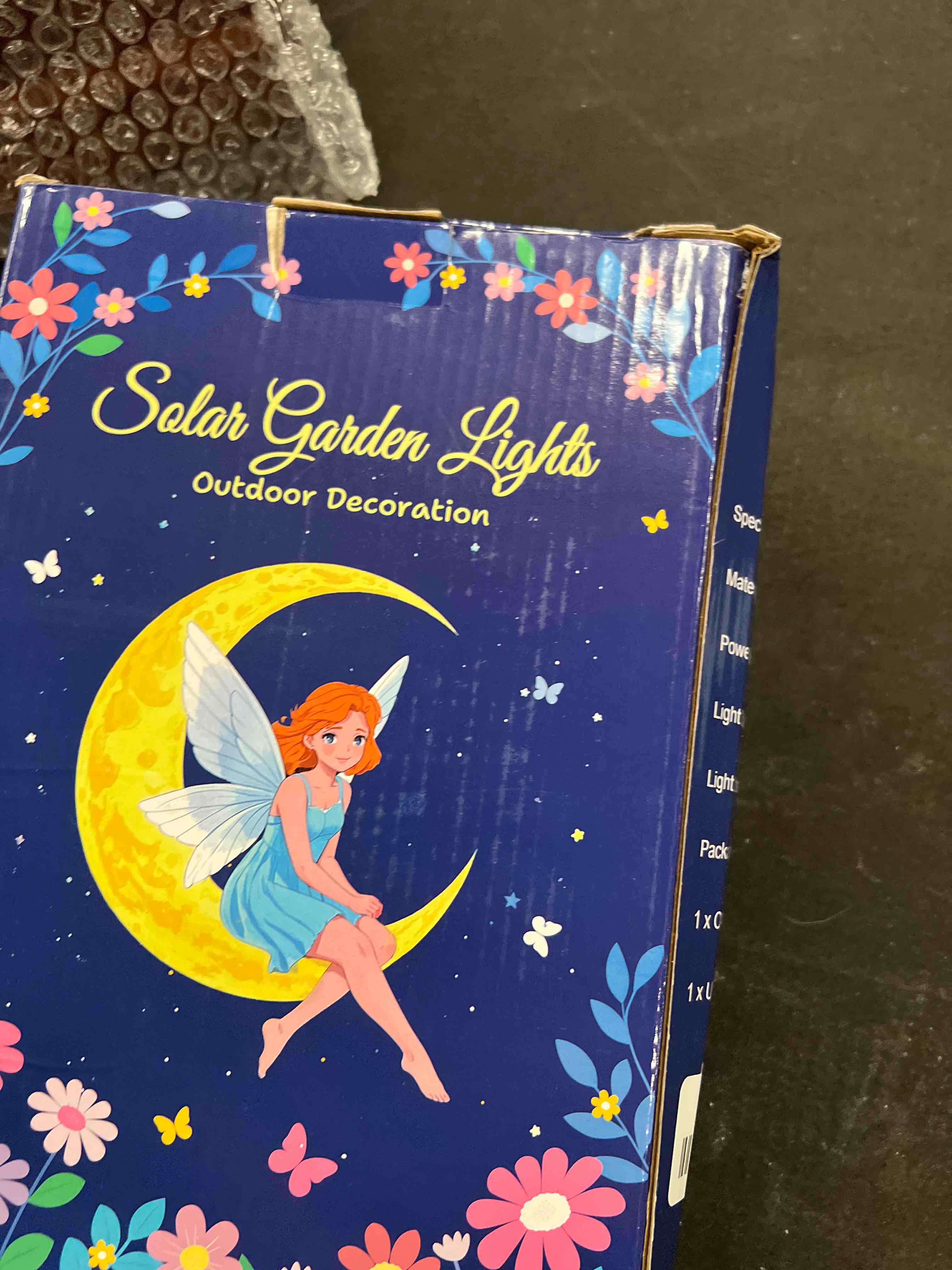 Condition photo showing Good Condition for ZNYCYE Solar Lights Outdoor Decorative Moon Hummingbird Solar Stake Lights Birthday Gifts for Women