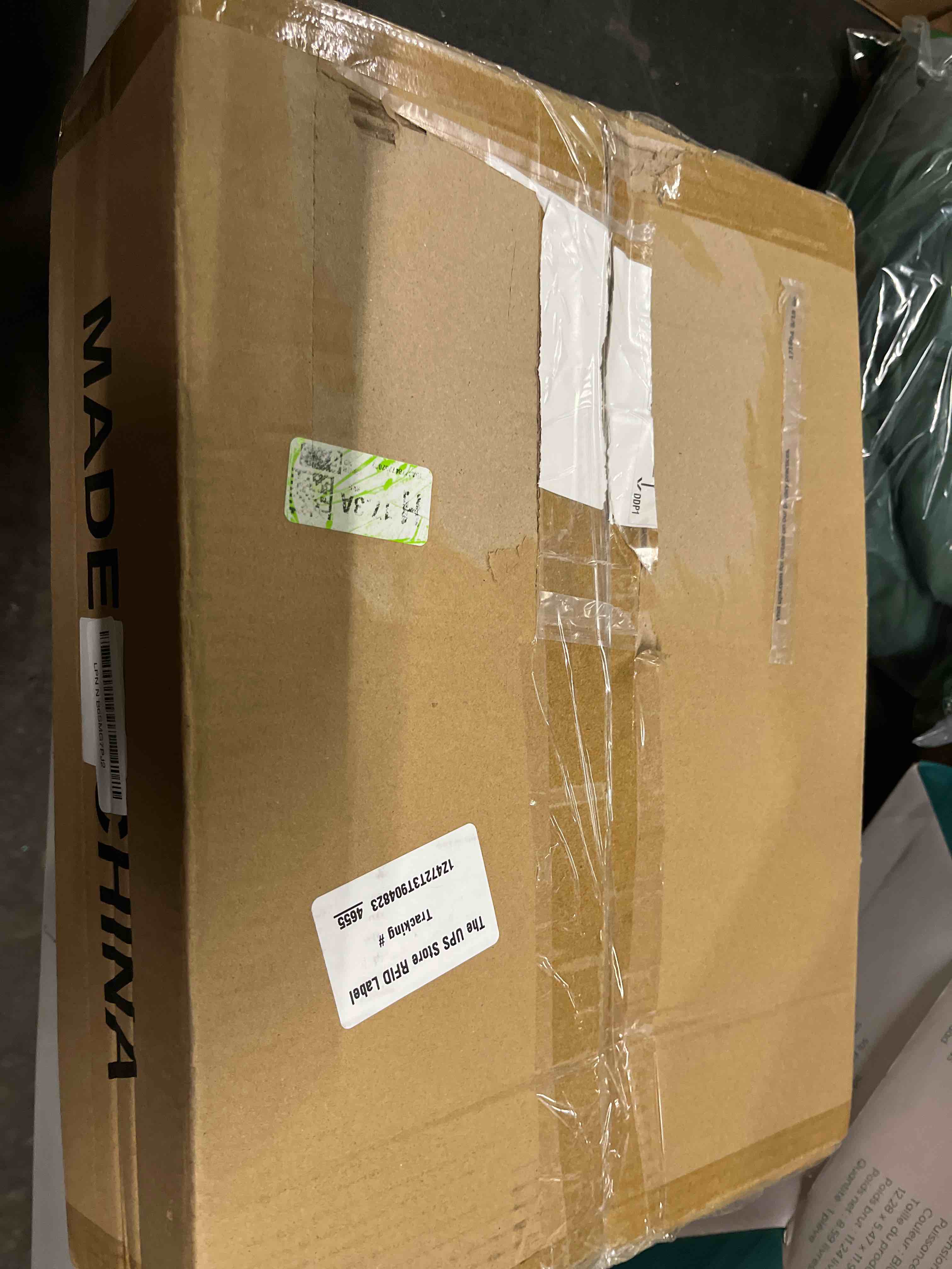 Condition photo showing Good Condition for 7 code Large Dish Drying Rack for Kitchen Counter, Detachable Large Capacity Dish Drainer Organizer, 2-Tier Dish Racks with Utensil Holder, Black