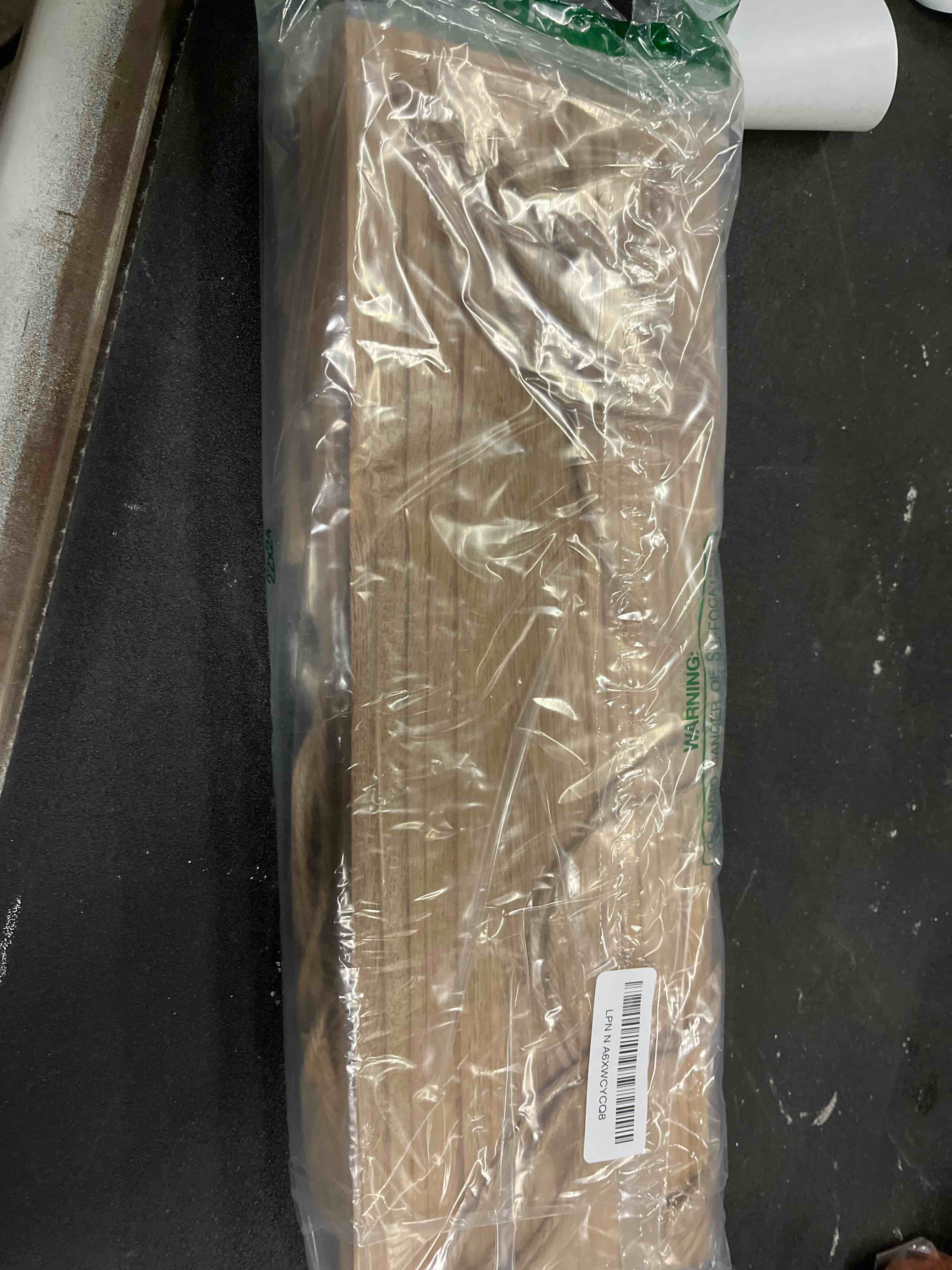 Condition photo showing Good Condition for Mkono Macrame Hanging Shelves Boho Wall Decor Set of 2 Rustic Wood Floating Storage Shelf for Bedroom Bathroom Living Room Nursery Dorm Room, Display Shelving for Hanging Plants Photos Brown 2