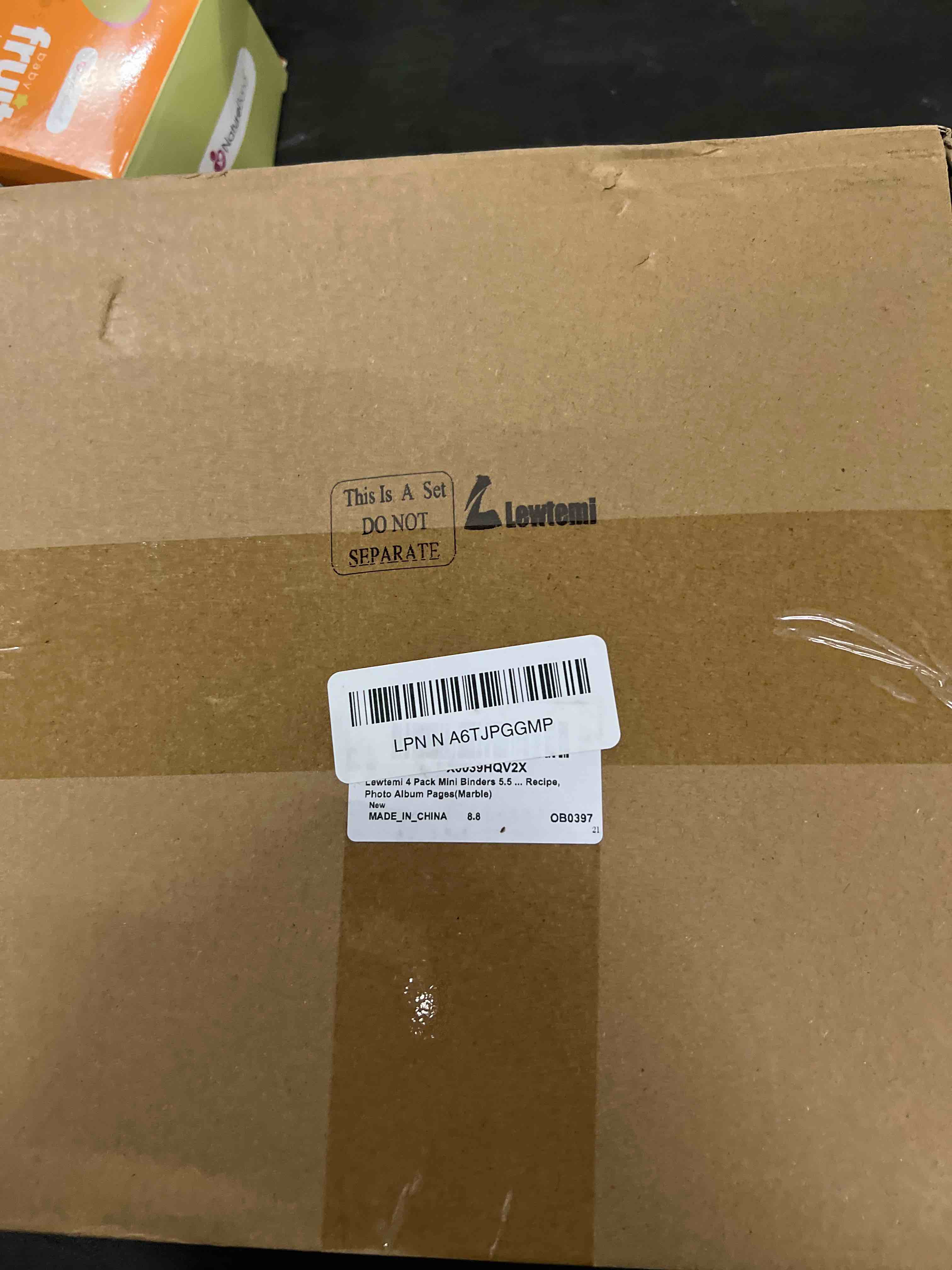 Condition photo showing Good Condition for 4 Pack Mini Binders 5.5 x 8.5 Three Ring, 1 Inch Marble Binder, Flower Ocean Decorative Hardcover with Elastic Cord, Binder for School, Office Use, Recipe Binder, Photo Album Pages (Marble)