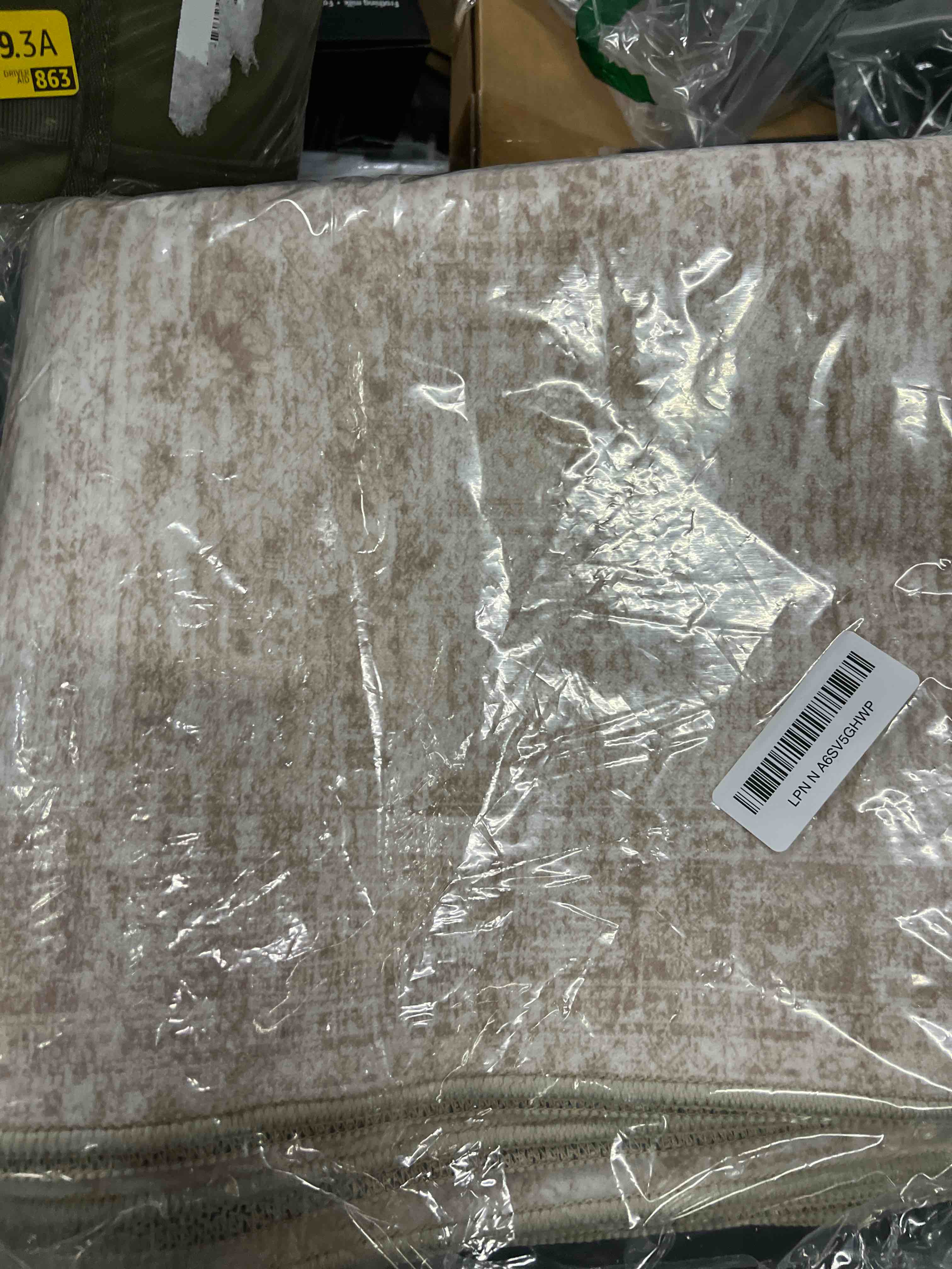 Condition photo showing Good Condition for Washable Runner Rug 2x8 Runners for Hallways?Vintage Kitchen Runner Rugs with Non-Slip Backing Hallway Runner Rugs,Ultra-Thin Carpet for Bedroom, Entryway,Bathroom,Laundry Room Beige 2' x 8' (Runner)