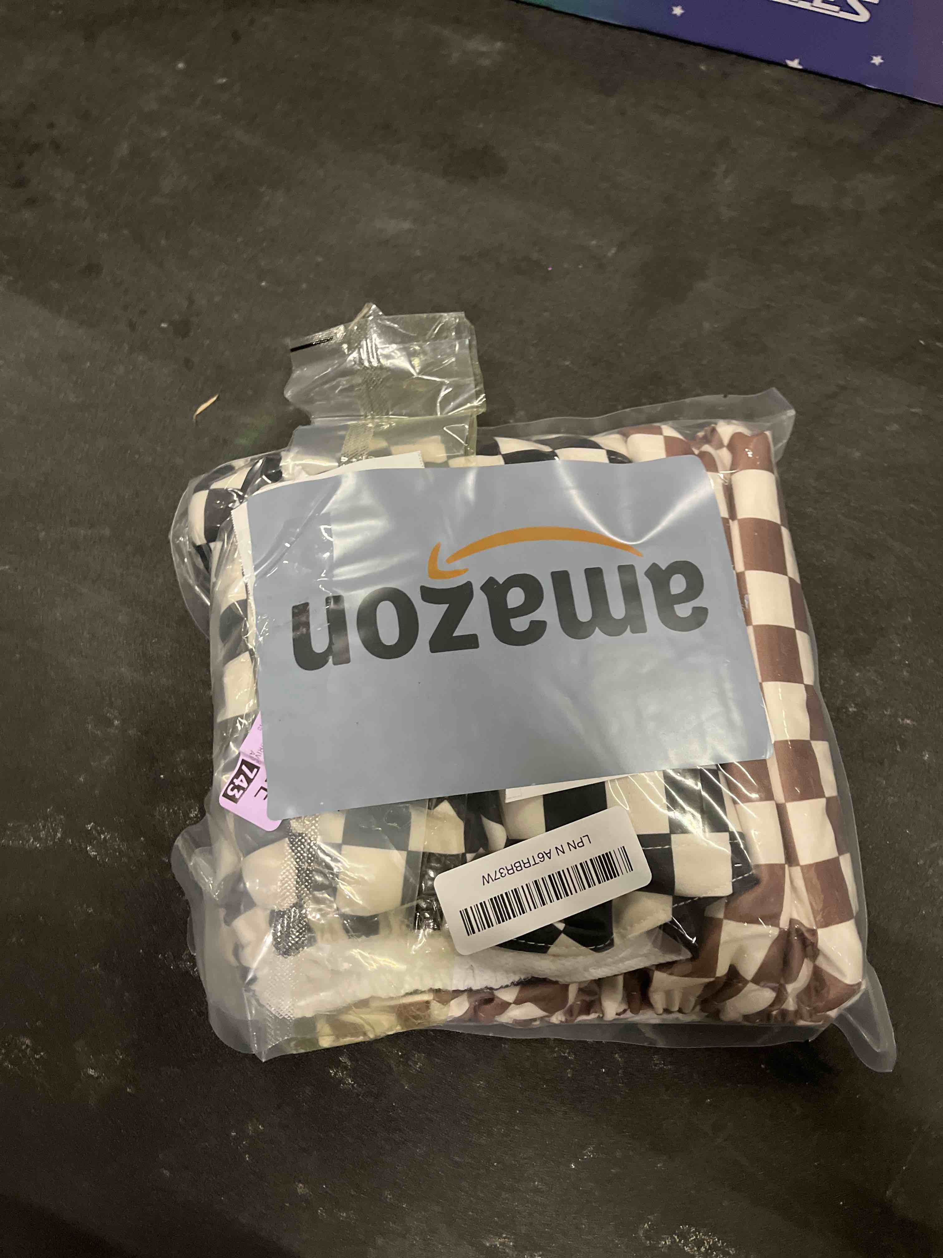 Condition photo showing Good Condition for wegreeco Washable Male Dog Belly Band (Stylish Pattern)- Pack of 3 - Washable Male Dog Belly Wrap, Dog Diapers Male (Black, Grey, Dark Coffee Checkerboard, Large) Large Black, Grey, Dark Coffee Checkerboard