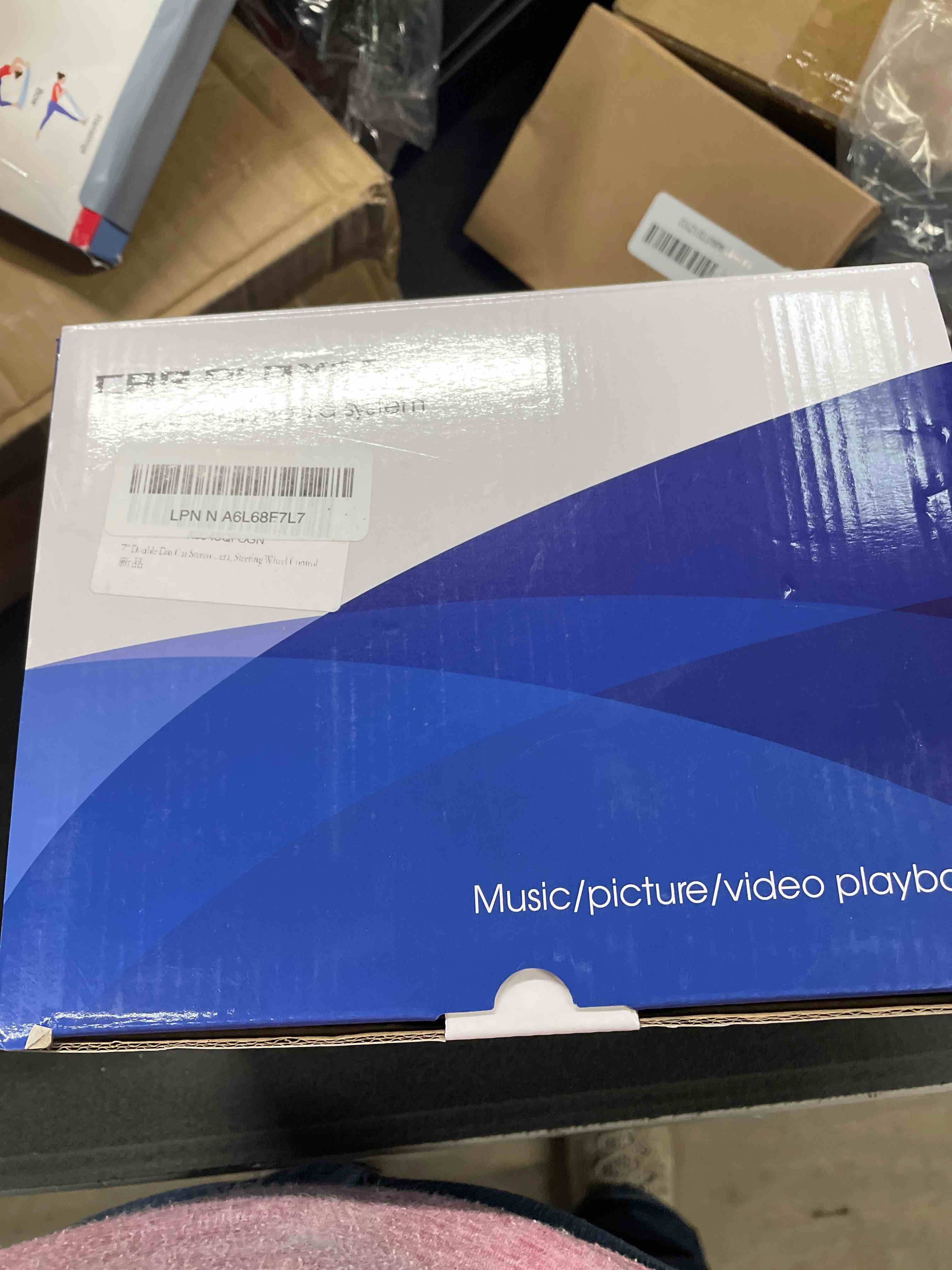 Condition photo showing Good Condition for 7'' Double Din Car Stereo with Wireless Apple CarPlay & Android Auto, Wireless Airplay & Mirror Link, 1024x600 HD Touchscreen, 240W, Bluetooth, 12-LED Waterproof Backup Camera, Steering Wheel Control 7 inches