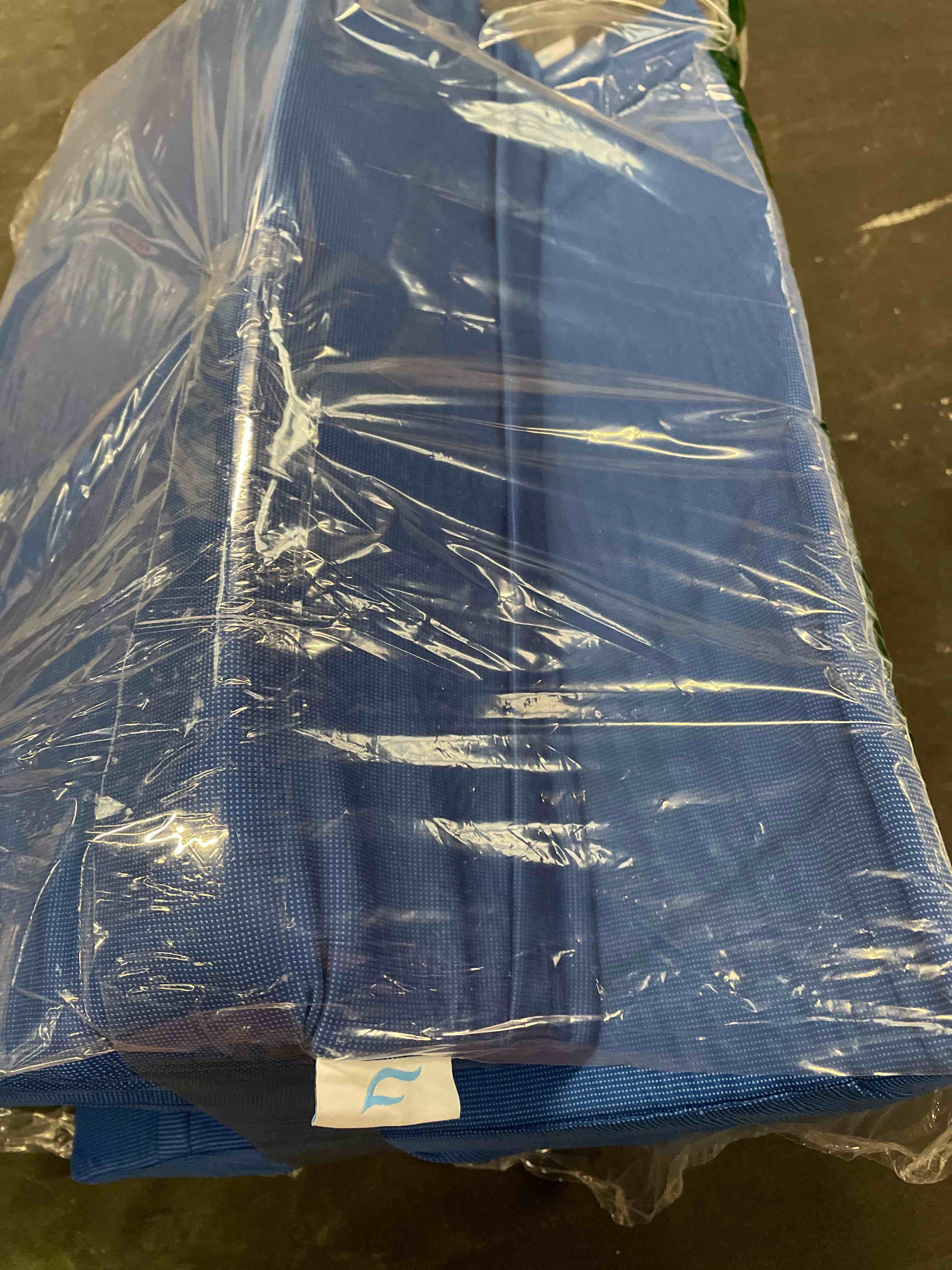 Condition photo showing Good Condition for Fanwer Positioning Wedge Pillow for Side Sleeping (3 in 1), 40 Degree Triangle Bed Wedges & Body Positioners for Back Pain, Preventing Bedsores, After Surgery, Knees Elevated, Pregnancy Blue