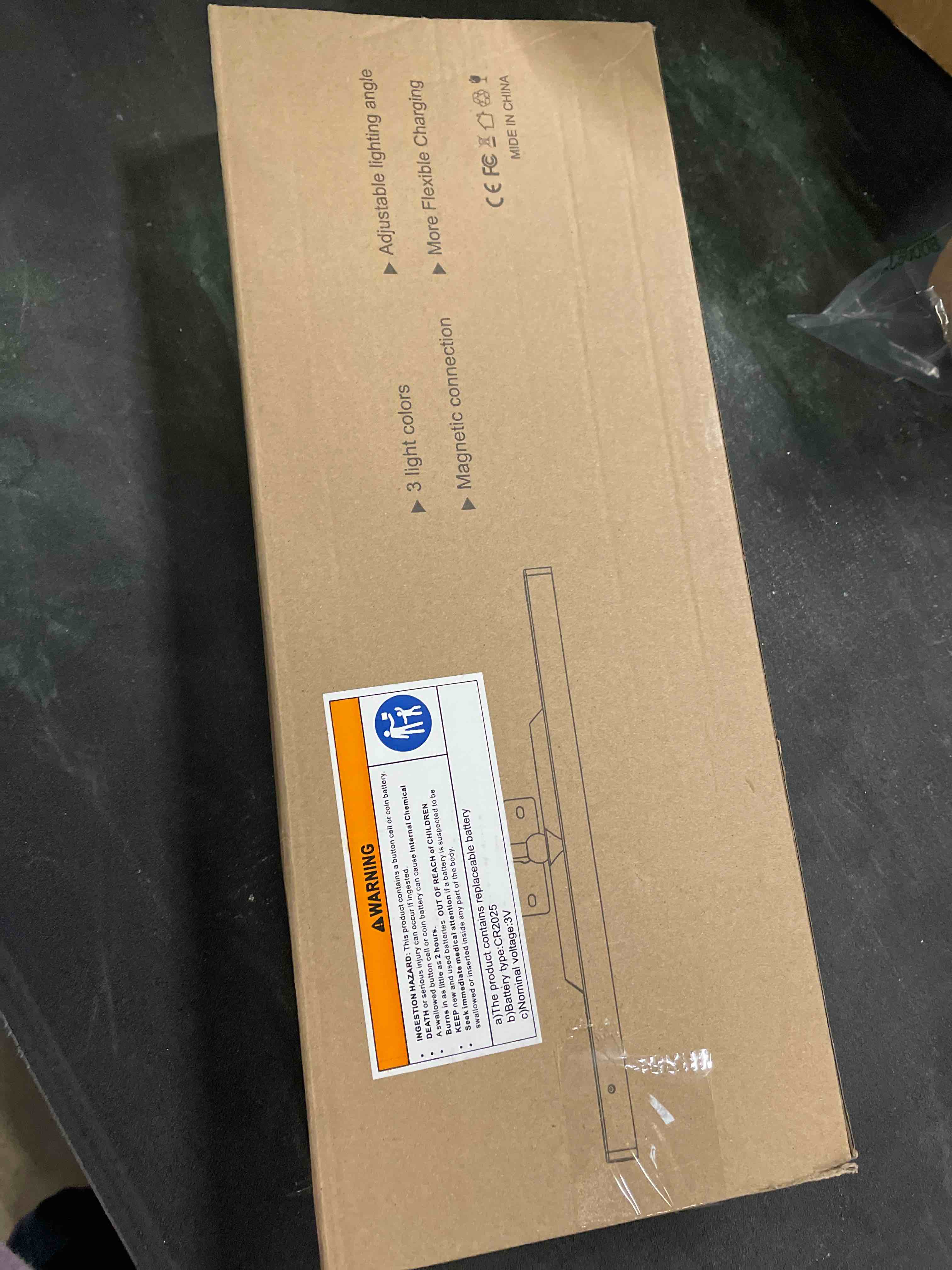 Condition photo showing Good Condition for Picture Light 3Pack- 16in Picture Lights for Wall, 5000mAh Wireless Rechargeable Battery Picture Lights, Wall Light, Art Display Light for Gallery Artwork, Paintings, Portraits, Dartboards- Gold Gold 3Pack - 16 in