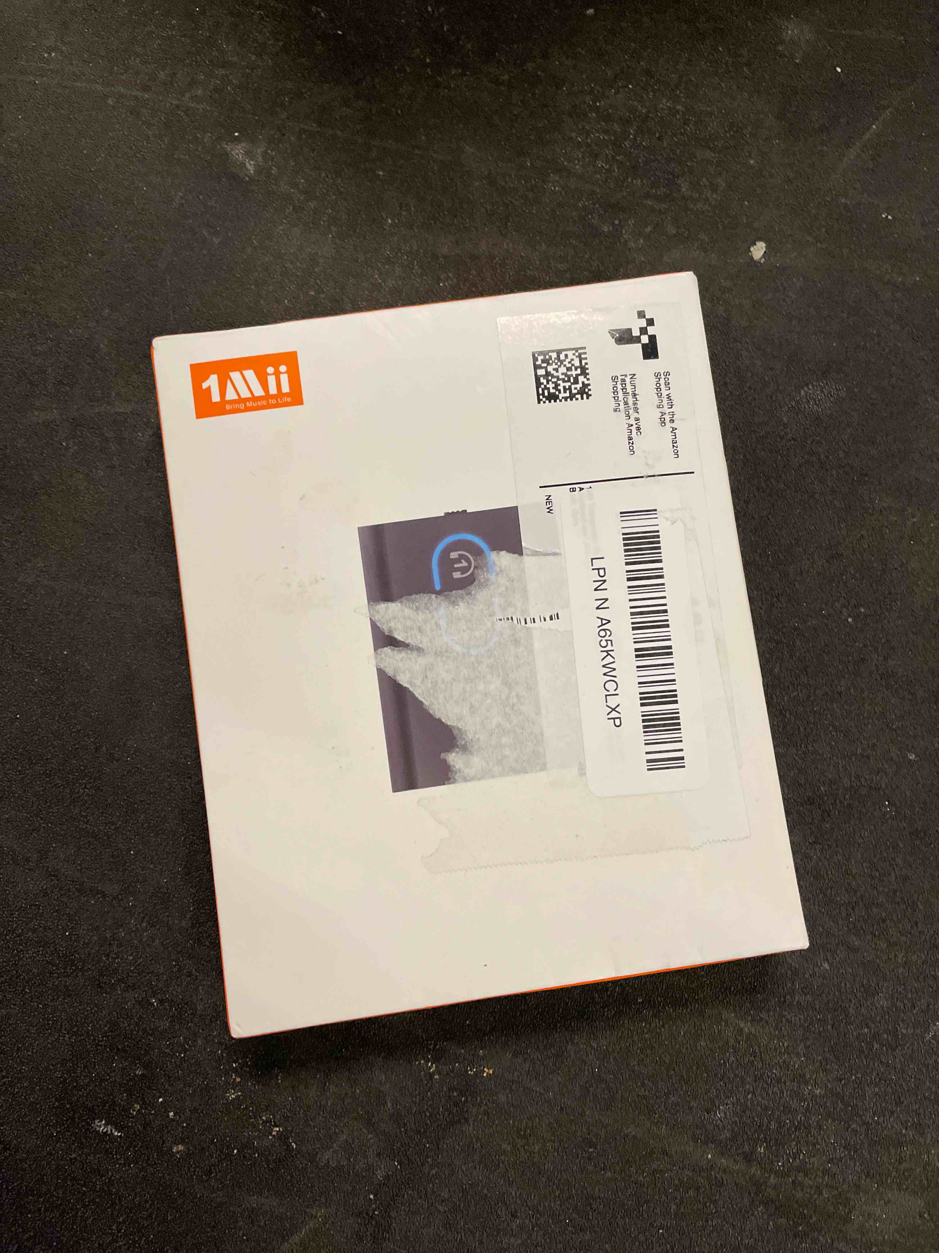 Condition photo showing Good Condition for 1Mii Bluetooth 5.3 Transmitter Receiver for TV to Wireless Headphones, Dual Link aptX Adaptive/Low Latency/HD Audio, Aux Bluetooth Audio Receiver Adapter for Home Stereo, Airplane, Boat, Gym Black