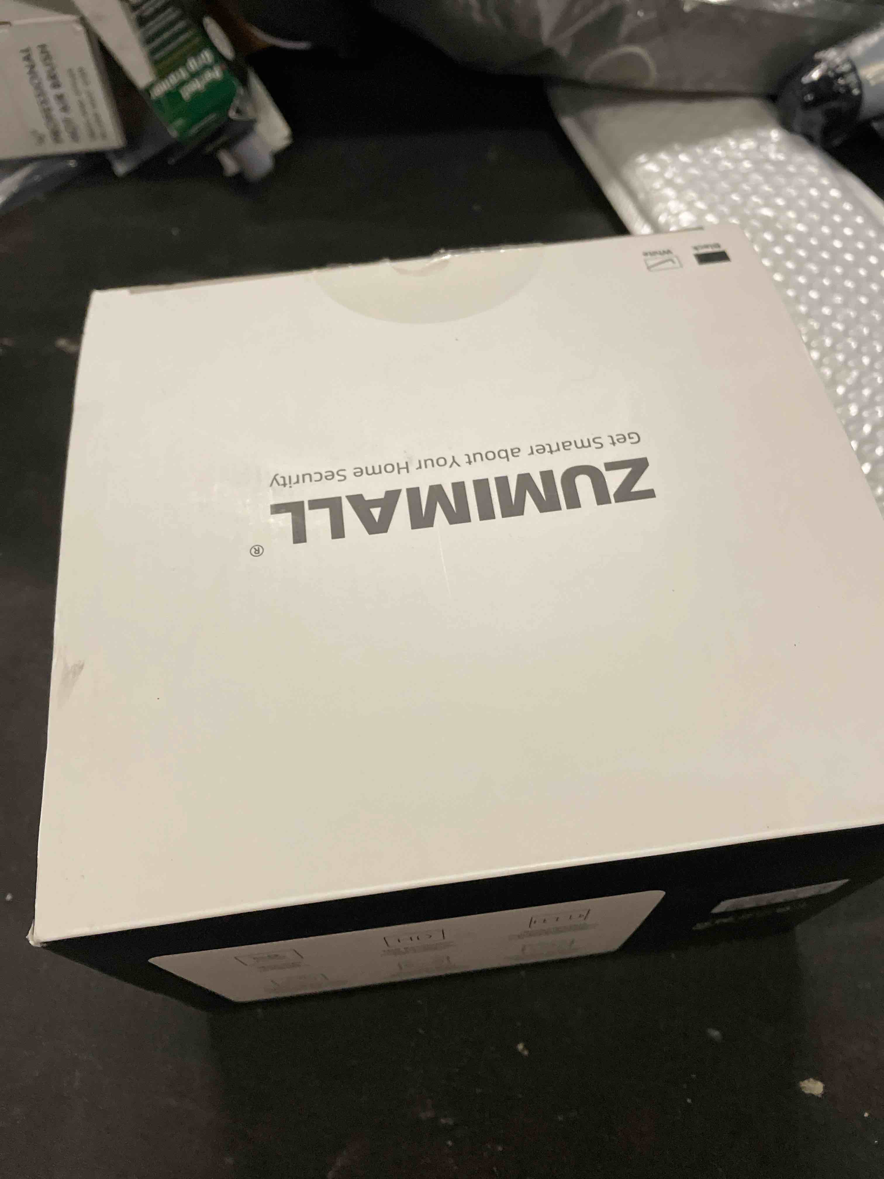 Condition photo showing Good Condition for ZUMIMALL Security Cameras Wireless Outdoor, 360°View, 2K Battery Powered Cameras for Home Security, 3MP Color Night Vision, 2-Way Talk, IP66, AI Analysis, Cloud Storage, Alexa White - 3MP Cam