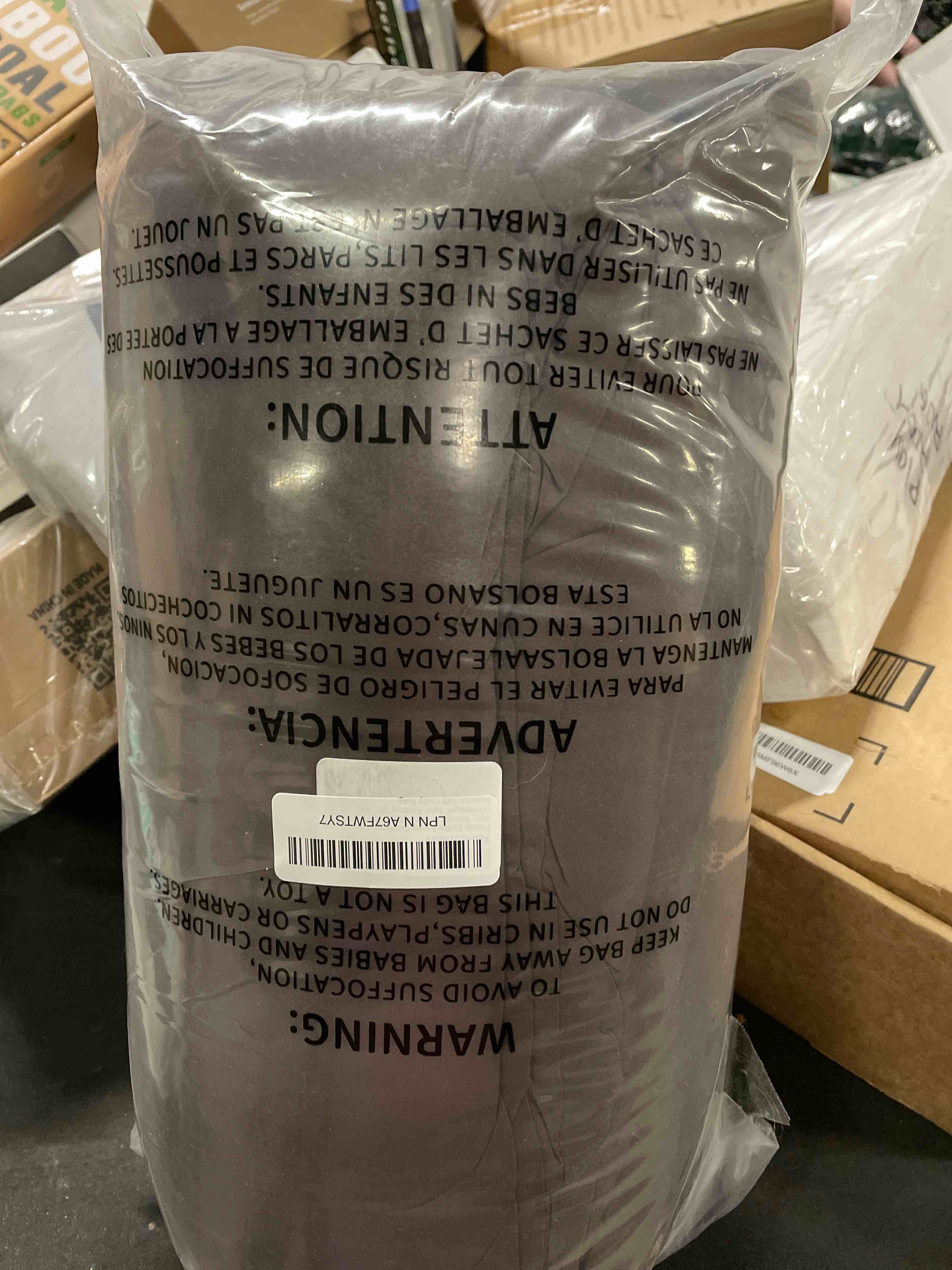 Condition photo showing Good Condition for Paxrac Earthy Brown Comforter King Size, Neutral 3 Pieces Comforter Set, Lightweight Solid Bedding Set, All Seasons Soft Fluffy King Comforter Set (104x90In Comforter & 2 Pillowcases) Brown King (104''x90'')